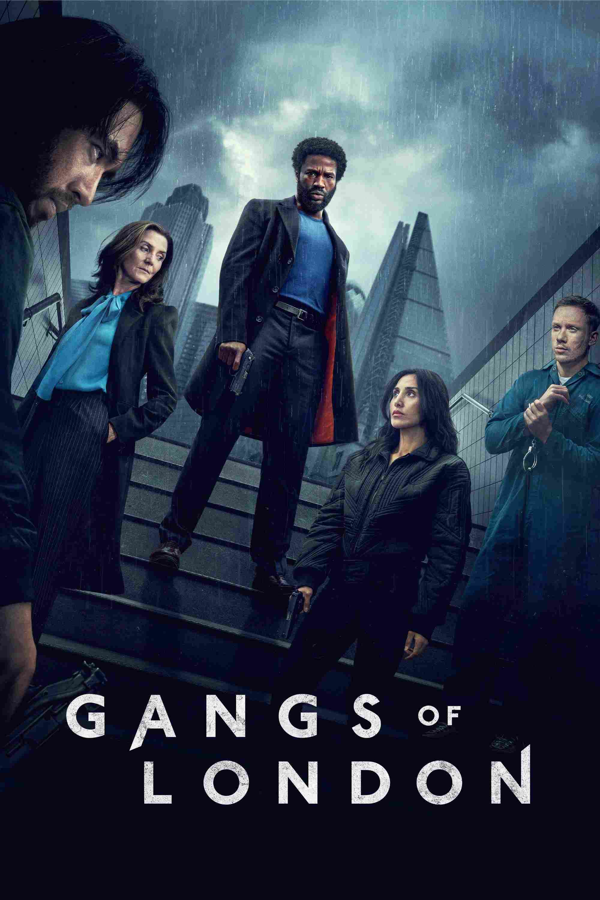 Poster chính thức của phim Phim Hành Động & Phiêu Lưu, Phim Tâm Lý "Băng Đảng Luân Đôn (Phần 2)" (Gangs of London - 2020), với sự tham gia của diễn viên Ṣọpẹ́ Dìrísù và Michelle Fairley.