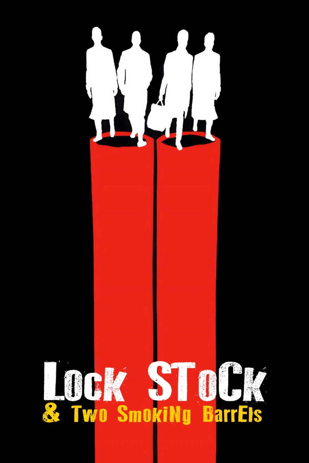 Poster chính thức của phim Phim Hài, Phim Hình Sự "Băng Đảng Người Anh" (Lock, Stock and Two Smoking Barrels - 1998), với sự tham gia của diễn viên Vinnie Jones và Jason Flemyng.