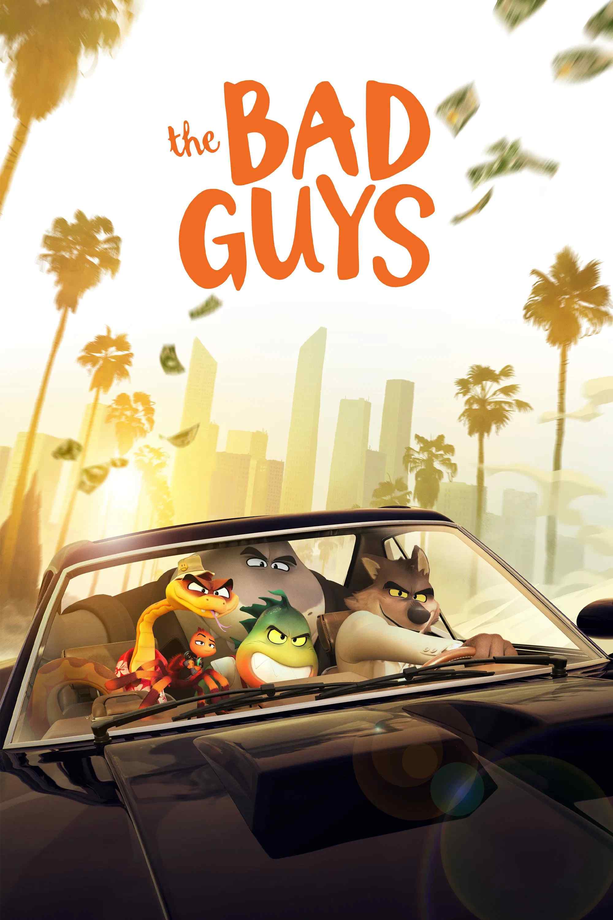 Poster chính thức của phim Phim Gia Đình, Phim Hài "Băng Đảng Quái Kiệt" (The Bad Guys - 2022), với sự tham gia của diễn viên Sam Rockwell và Marc Maron.