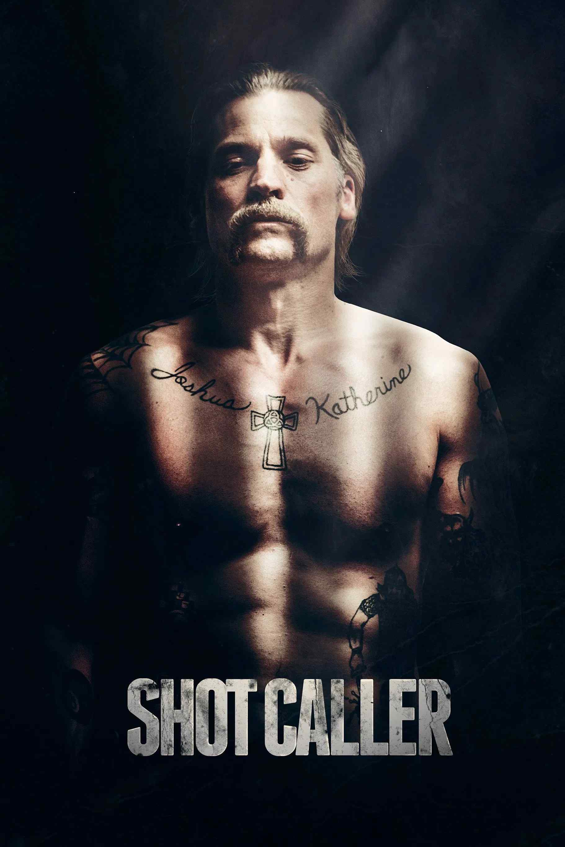 Poster chính thức của phim Phim Hình Sự, Phim Tâm Lý "Băng Đảng Trại Giam" (Shot Caller - 2017), với sự tham gia của diễn viên Nikolaj Coster-Waldau và Omari Hardwick.