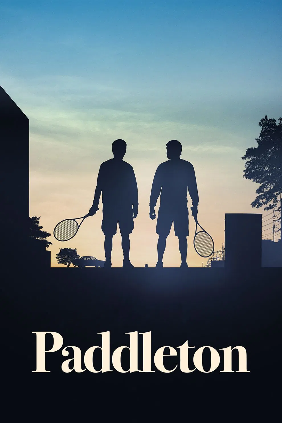 Poster chính thức của phim Phim Hài, Phim Tâm Lý "Bằng Hữu" (Paddleton - 2019), với sự tham gia của diễn viên Mark Duplass và Ray Romano.