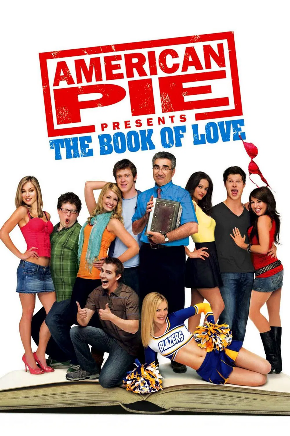 Poster chính thức của phim Phim Hài "Bánh Mỹ 7: Cuốn Sách Tình Yêu" (American Pie Presents: The Book of Love - 2009), với sự tham gia của diễn viên Bug Hall và Brandon Hardesty.