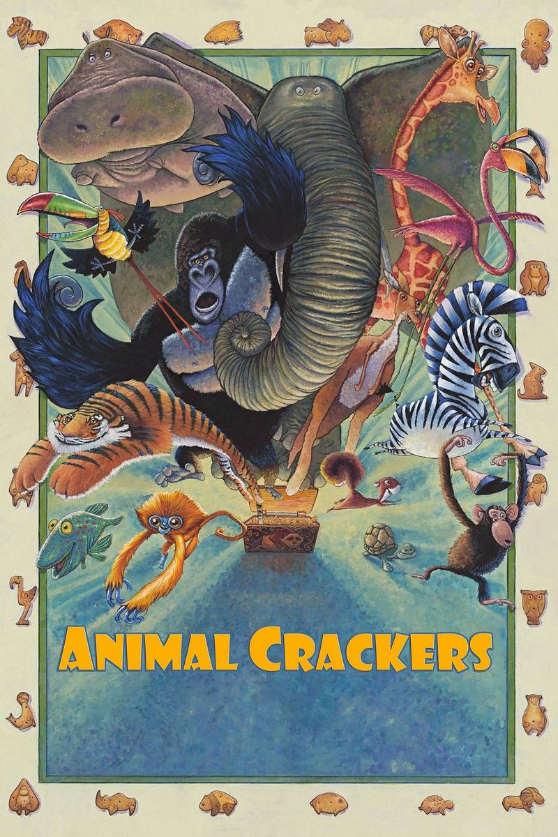 Poster chính thức của phim Phim Hài, Phim Hoạt Hình "Bánh Quy Thú: Gánh Xiếc Phép Thuật" (Animal Crackers - 2017), với sự tham gia của diễn viên Emily Blunt và John Krasinski.