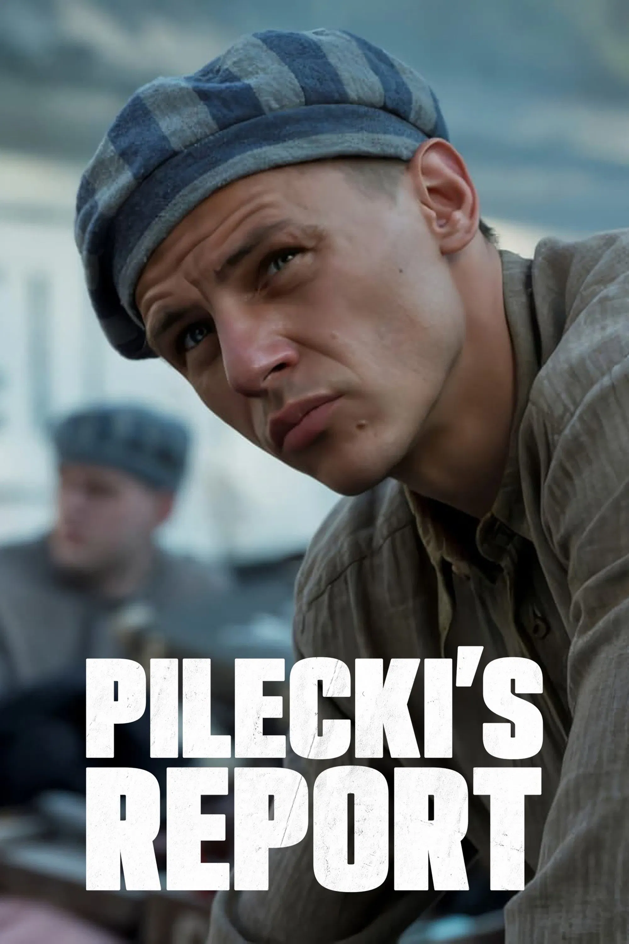 Poster chính thức của phim Phim Lịch Sử, Phim Tâm Lý "Báo Cáo Của Pilecki" (Pilecki's Report - 2023), với sự tham gia của diễn viên Przemysław Wyszyński và Paulina Chapko.