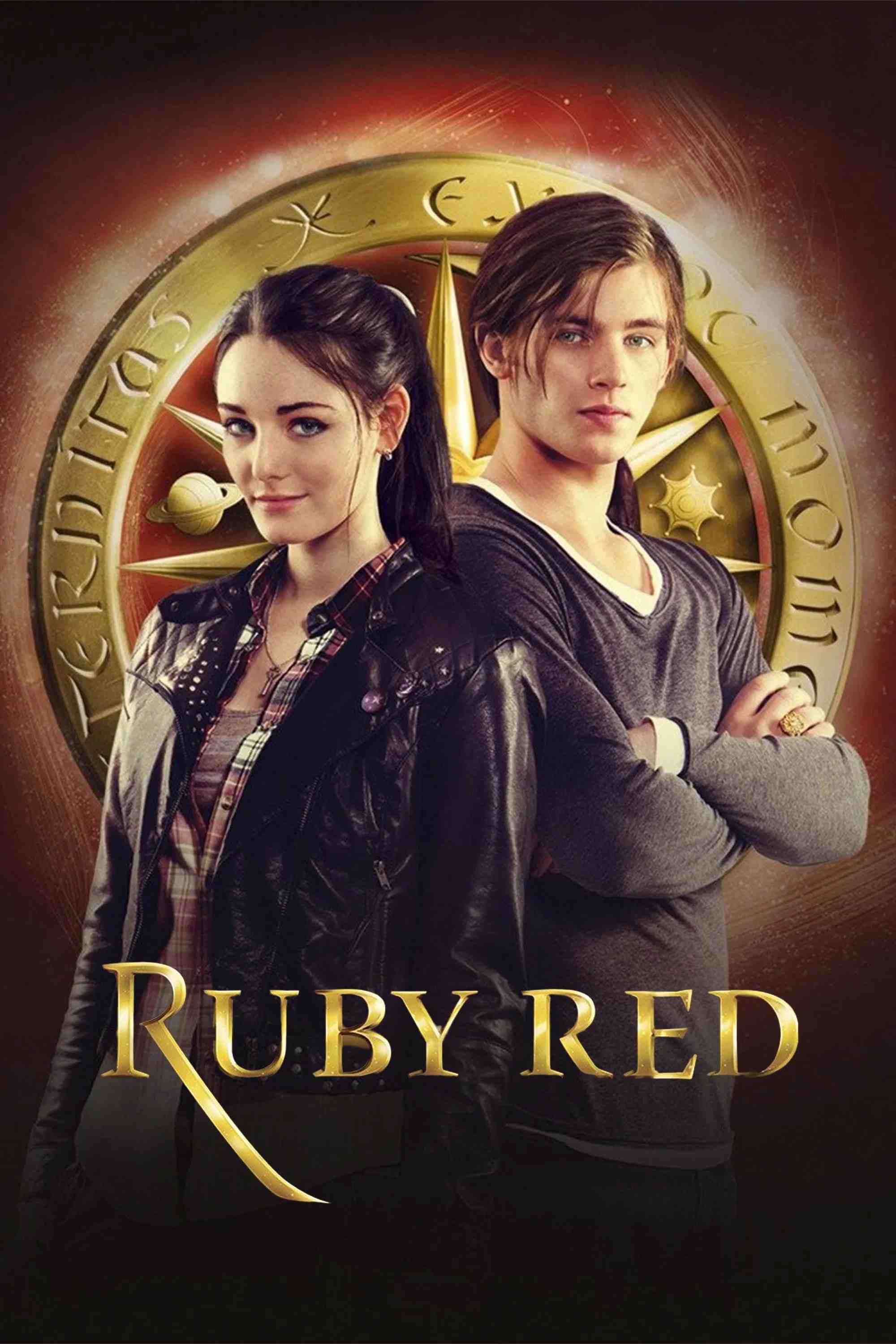Poster chính thức của phim Phim Giả Tượng, Phim Tâm Lý "Bảo Ngọc Vượt Thời Gian" (Ruby Red - 2013), với sự tham gia của diễn viên Maria Ehrich và Jannis Niewöhner.