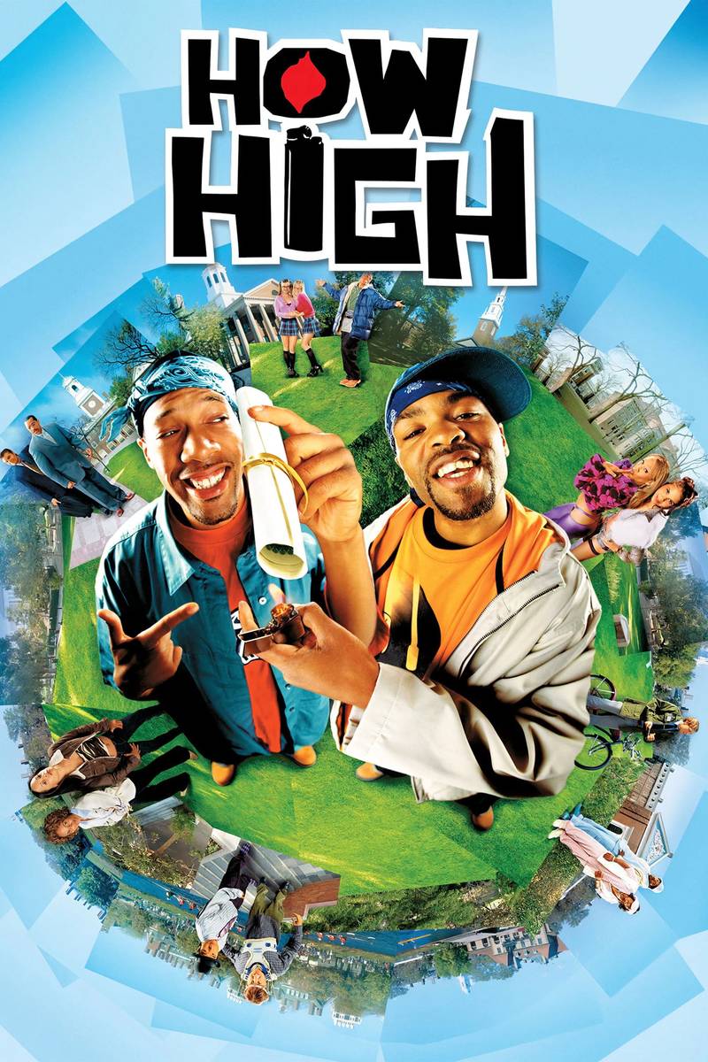 Poster chính thức của phim Phim Hài "Bao Phê" (How High - 2001), với sự tham gia của diễn viên Method Man và Redman.