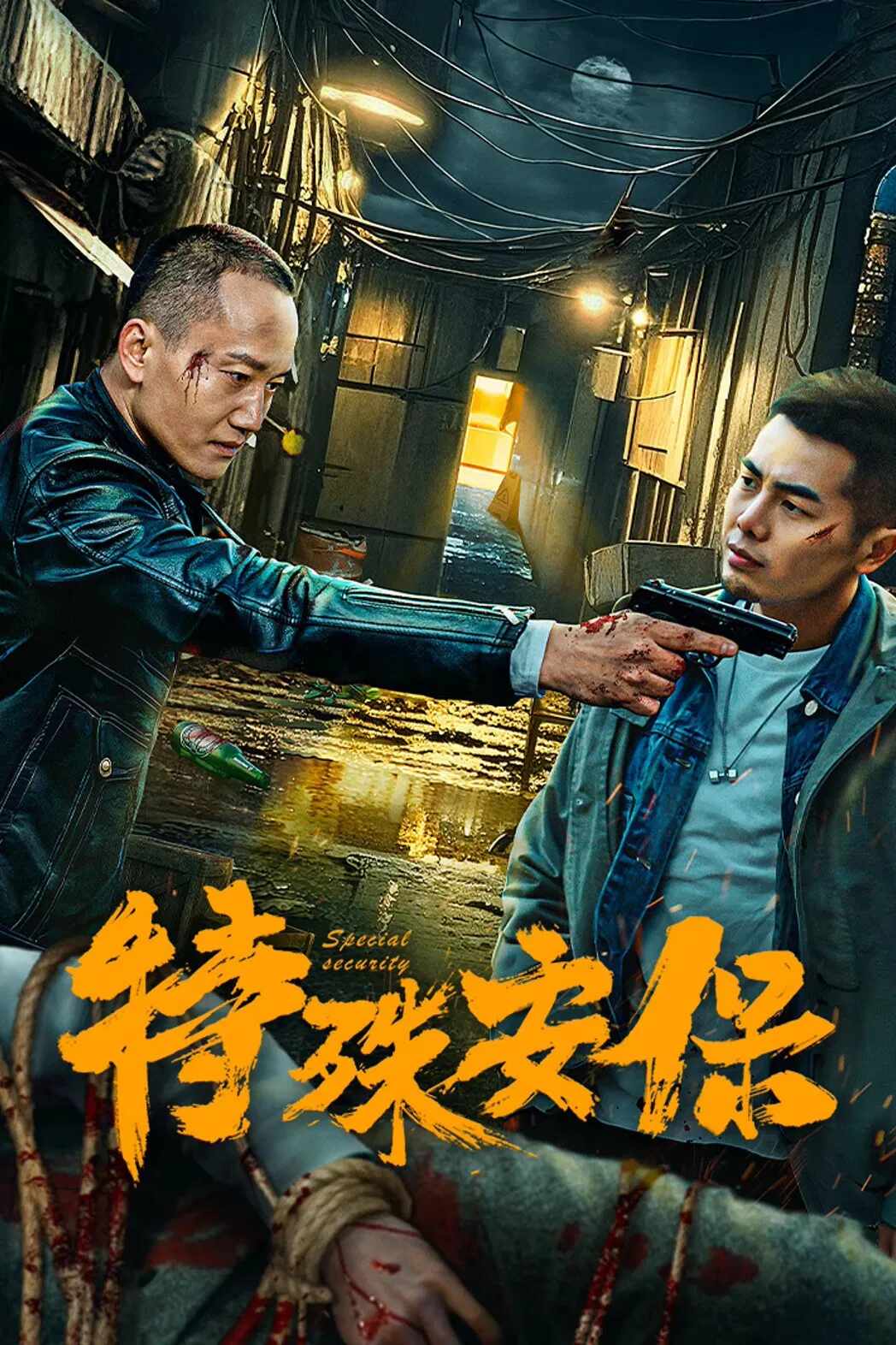 Poster chính thức của phim Phim Hành Động, Phim Hình Sự "Bảo Vệ Đặc Biệt" (Code: Guardian (Special Security) - 2025), với sự tham gia của diễn viên Chen Yiming và Han Bowei.