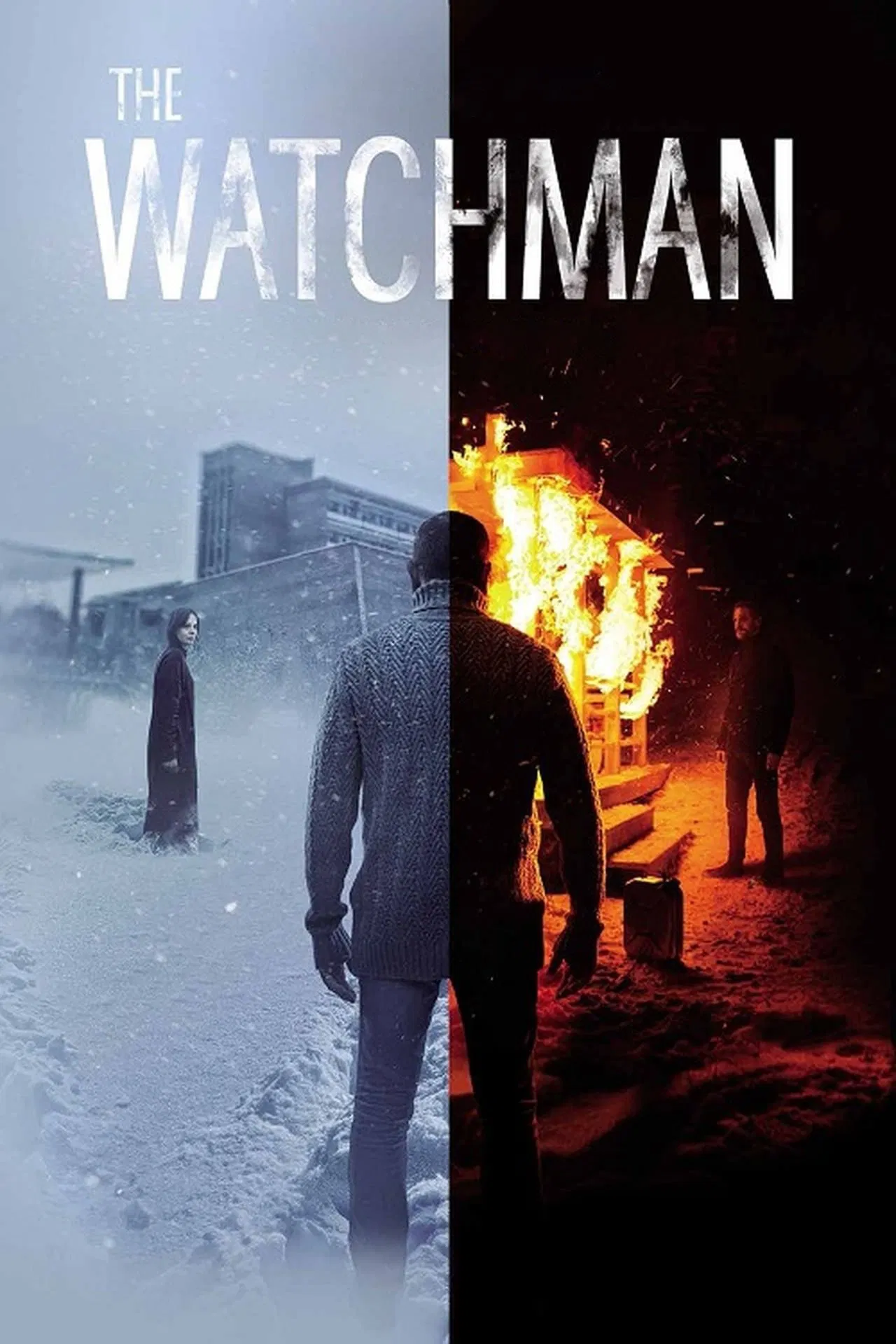 Poster chính thức của phim Phim Tâm Lý, Phim Giật Gân "Bảo vệ" (The Watchman - 2019), với sự tham gia của diễn viên Yury Bykov và Vladislav Abashin.