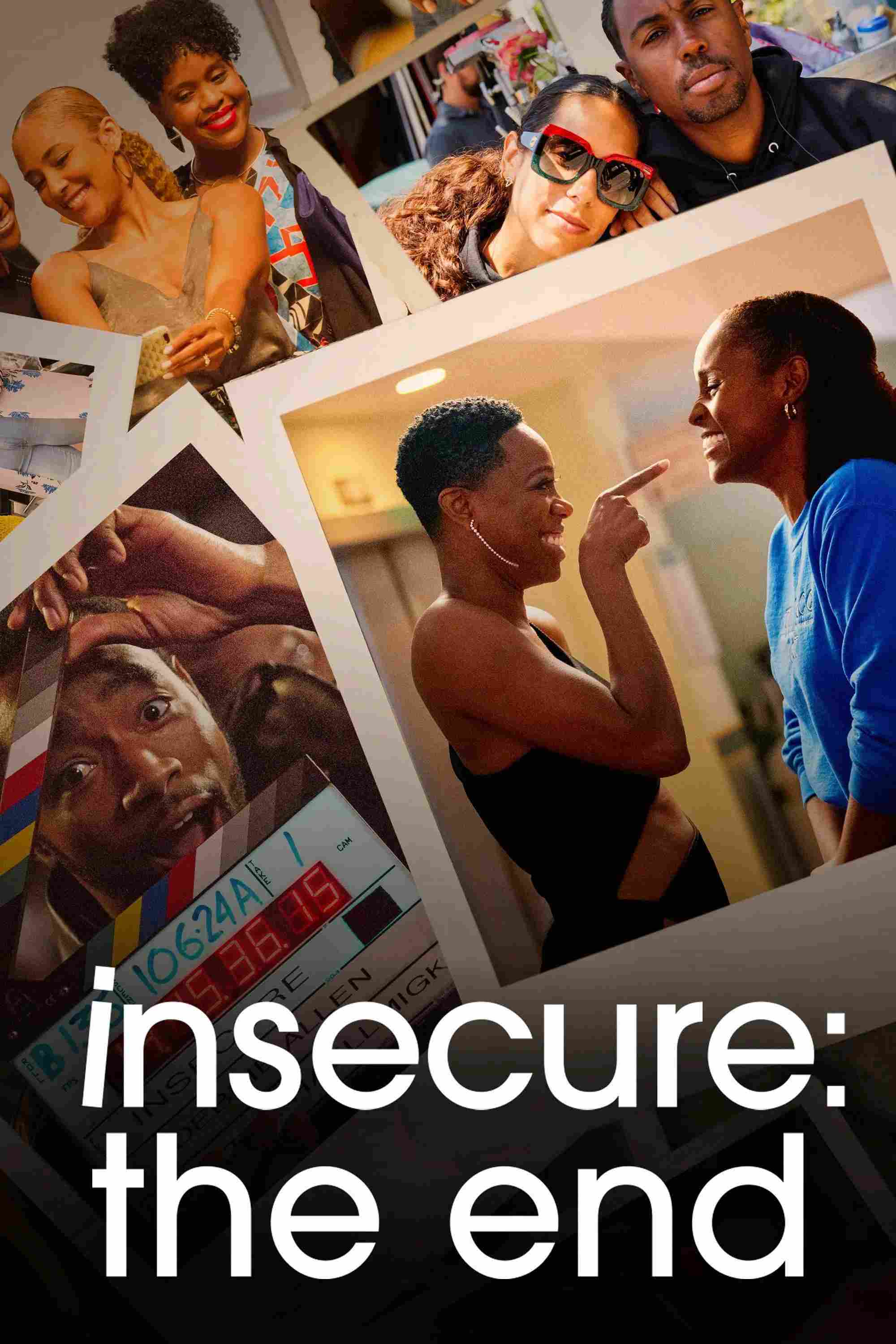 Poster chính thức của phim Phim Tài Liệu "Bấp Bênh: Hồi Kết" (Insecure: The End - 2021), với sự tham gia của diễn viên Issa Rae và Prentice Penny.