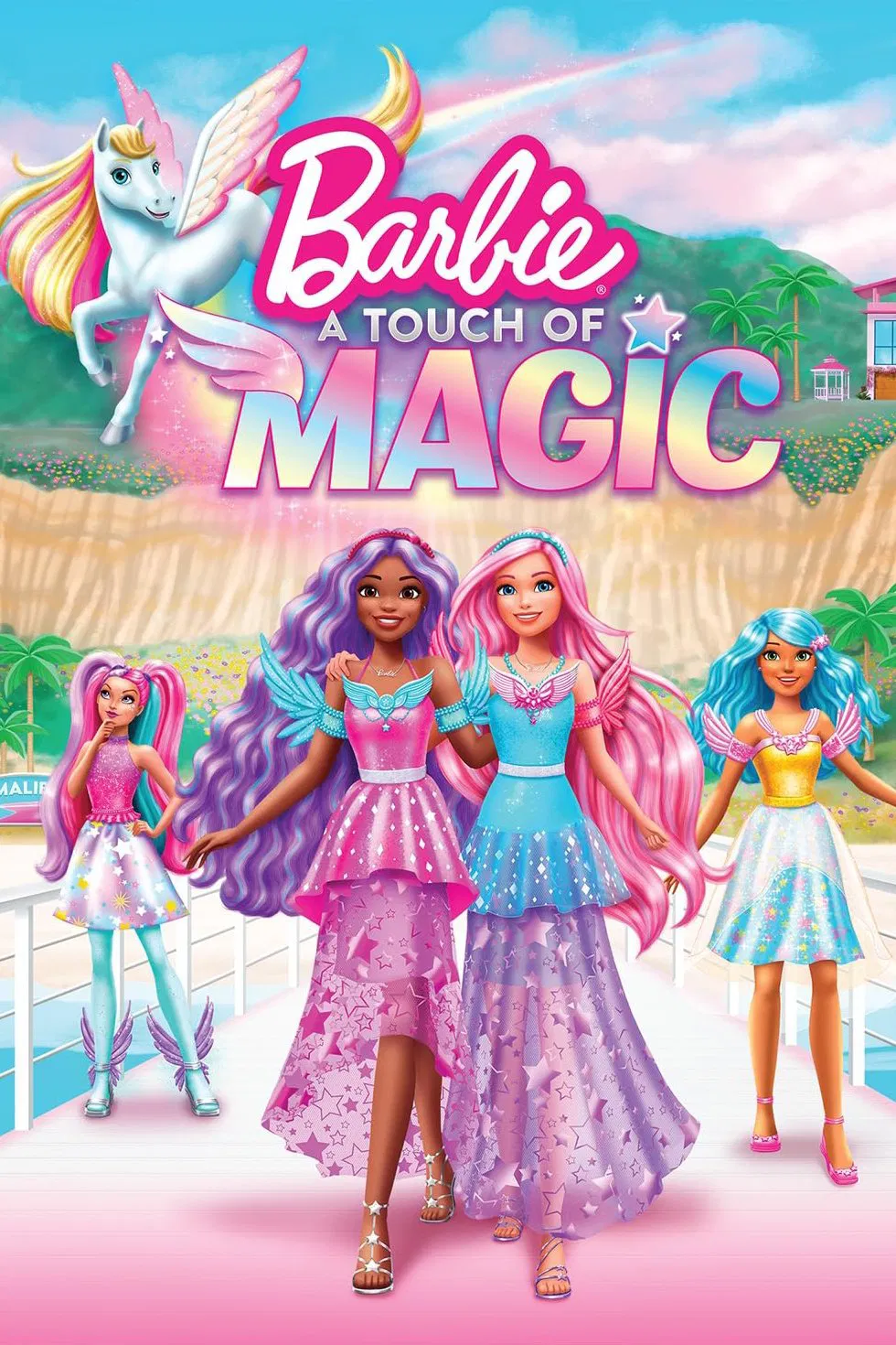 Poster chính thức của phim Phim Hoạt Hình, Phim Viễn Tưởng & Giả Tưởng "Barbie: A Touch Of Magic" (Barbie: A Touch of Magic - 2023).