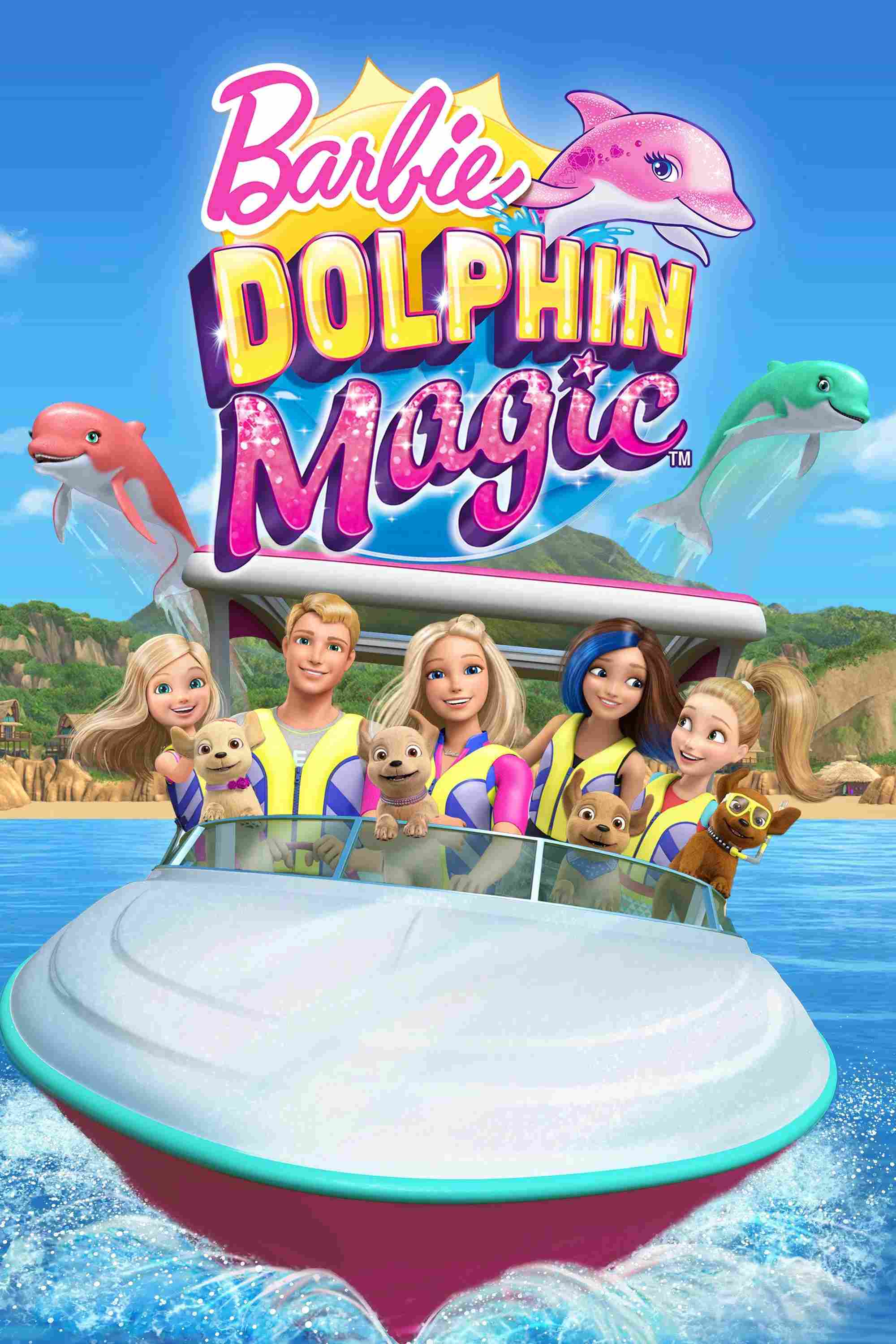 Poster chính thức của phim Phim Hoạt Hình, Phim Phiêu Lưu "Barbie Dolphin Magic" (Barbie: Dolphin Magic - 2017), với sự tham gia của diễn viên Erica Lindbeck và Shannon Chan-Kent.