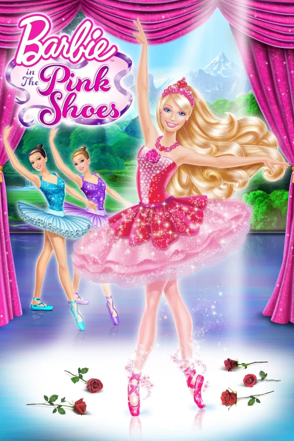 Poster chính thức của phim Phim Hoạt Hình, Phim Gia Đình "Barbie in the Pink Shoes" (Barbie in the Pink Shoes - 2013), với sự tham gia của diễn viên Kelly Sheridan và Katie Crown.