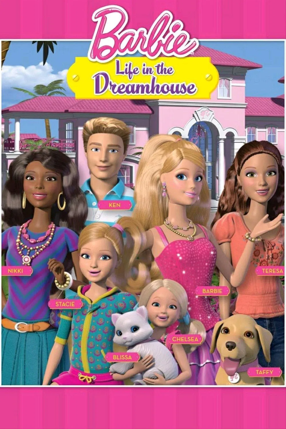 Poster chính thức của phim Phim Hoạt Hình, Phim Gia Đình "Barbie Life in the Dreamhouse" (Barbie: Life in the Dreamhouse - 2012).