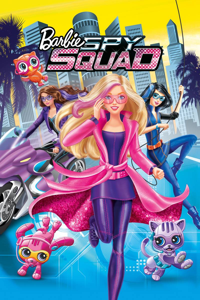 Poster chính thức của phim Phim Hành Động, Phim Hoạt Hình "Barbie: Spy Squad" (Barbie: Spy Squad - 2016), với sự tham gia của diễn viên Erica Lindbeck và Stephanie Sheh.
