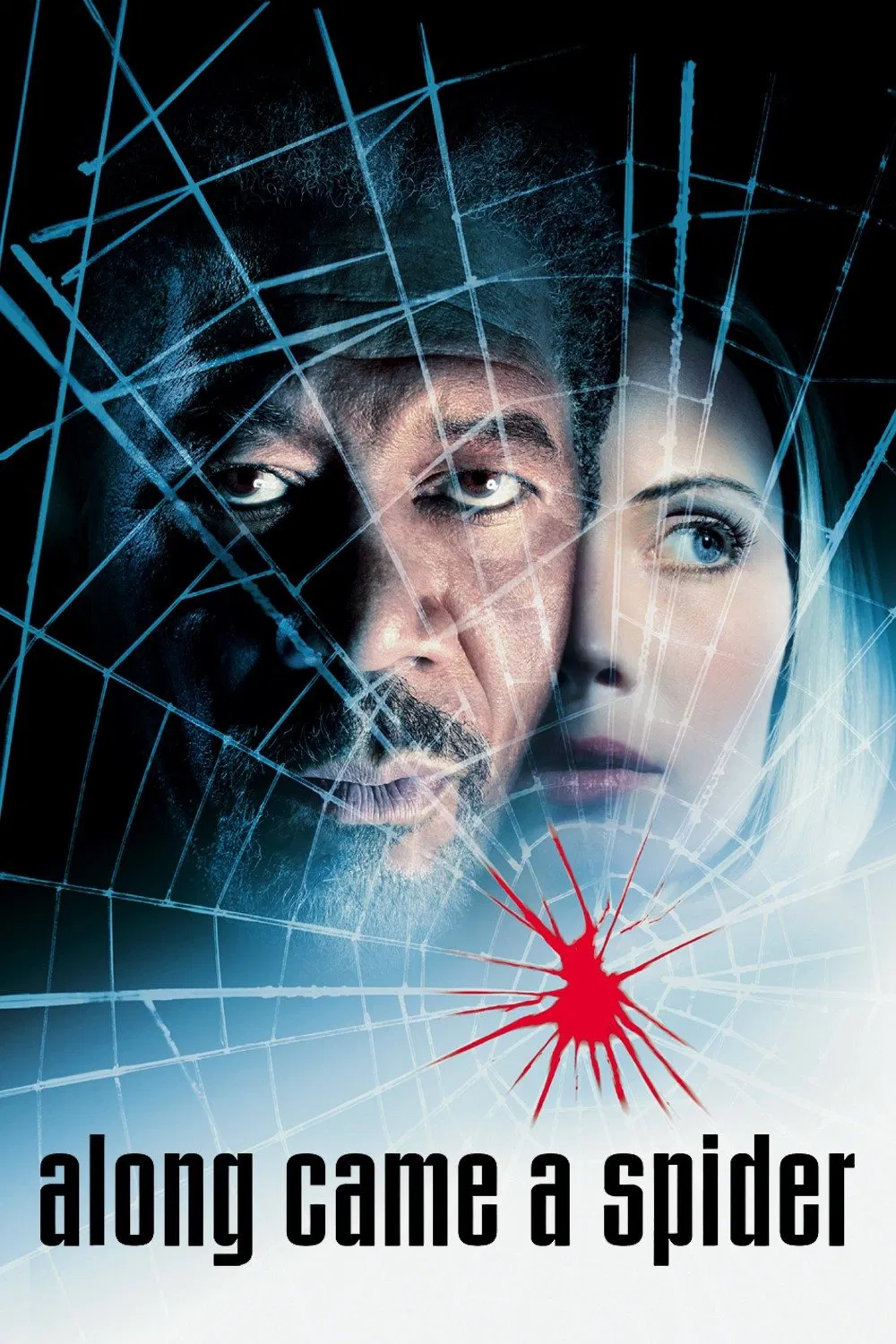 Poster chính thức của phim Phim Hình Sự, Phim Bí Ẩn "Bắt Cóc" (Along Came a Spider - 2001), với sự tham gia của diễn viên Morgan Freeman và Monica Potter.
