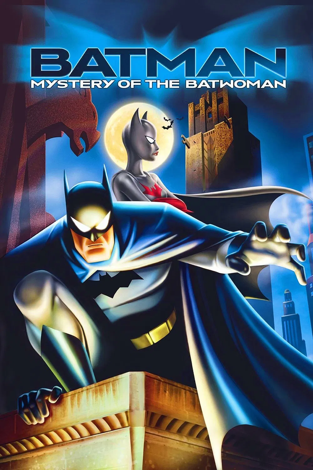 Poster chính thức của phim Phim Giả Tượng, Phim Hoạt Hình "Batman: Bí Ẩn Dơi Nữ" (Batman: Mystery of the Batwoman - 2003), với sự tham gia của diễn viên Kevin Conroy và Kimberly Brooks.