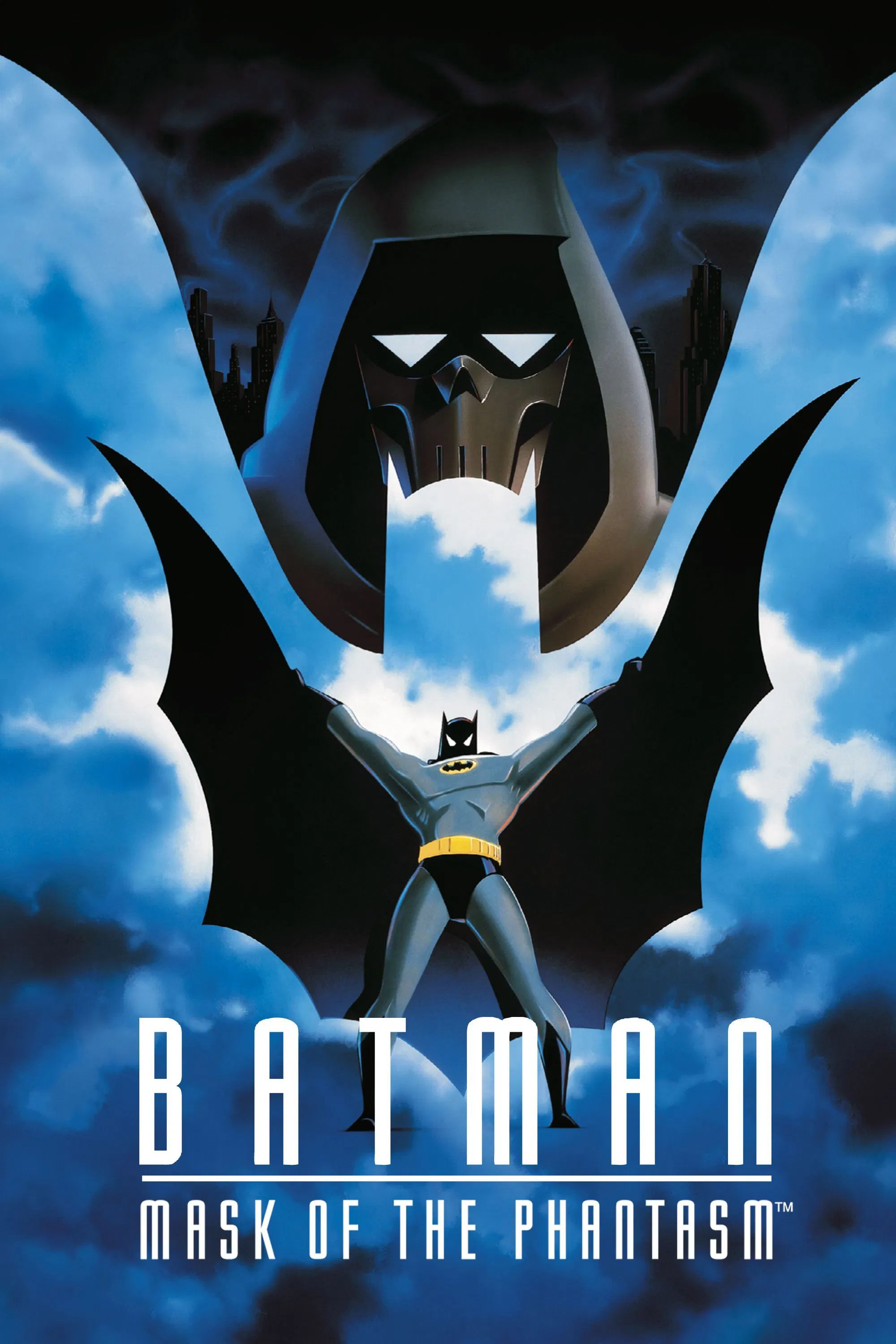 Poster chính thức của phim Phim Hành Động, Phim Hoạt Hình "Batman: Mặt Nạ Ma" (Batman: Mask of the Phantasm - 1993), với sự tham gia của diễn viên Kevin Conroy và Dana Delany.