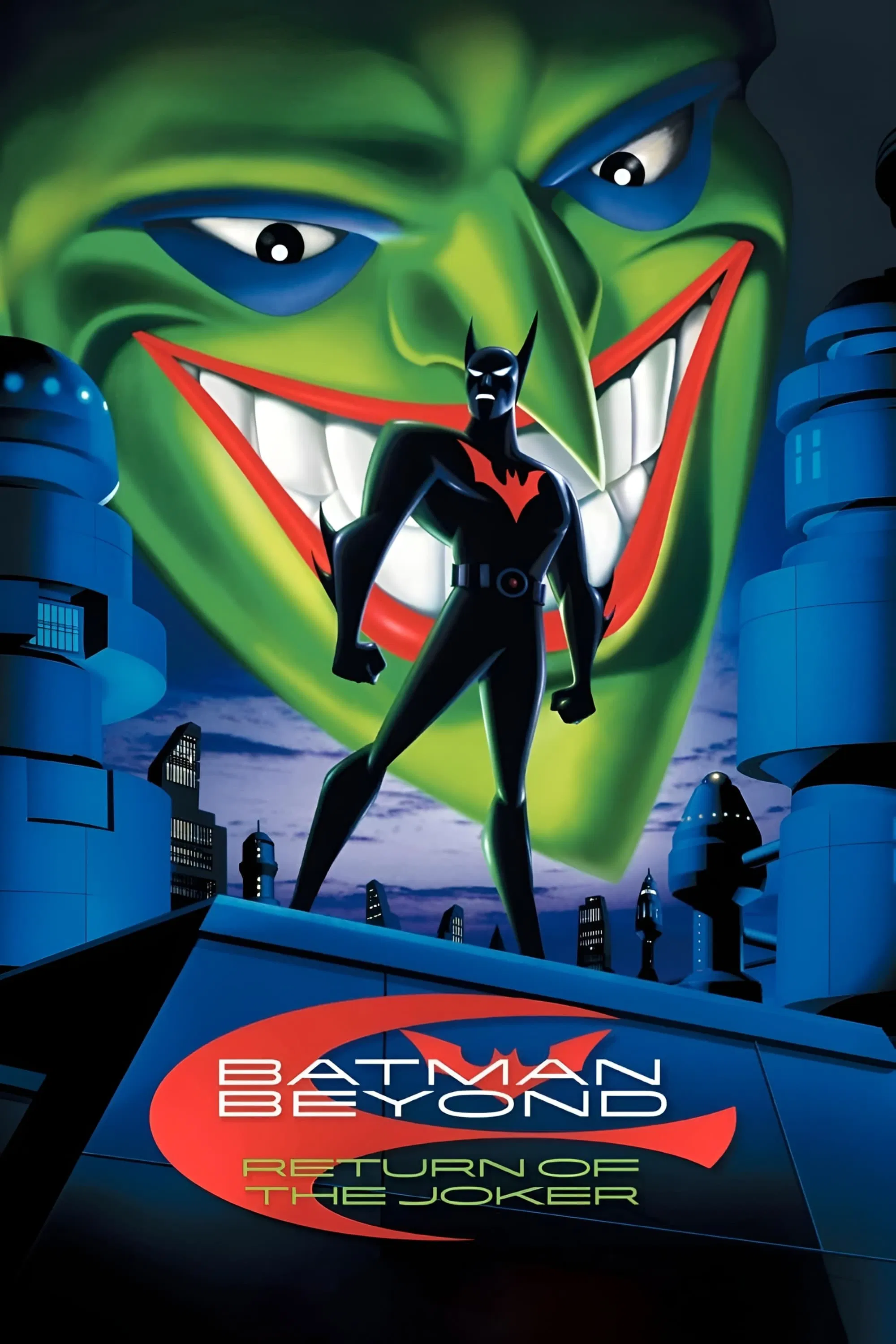 Poster chính thức của phim Phim Hoạt Hình, Phim Hành Động "Batman: Sự Trở Lại Của Joker" (Batman Beyond: Return of the Joker - 2000), với sự tham gia của diễn viên Will Friedle và Kevin Conroy.