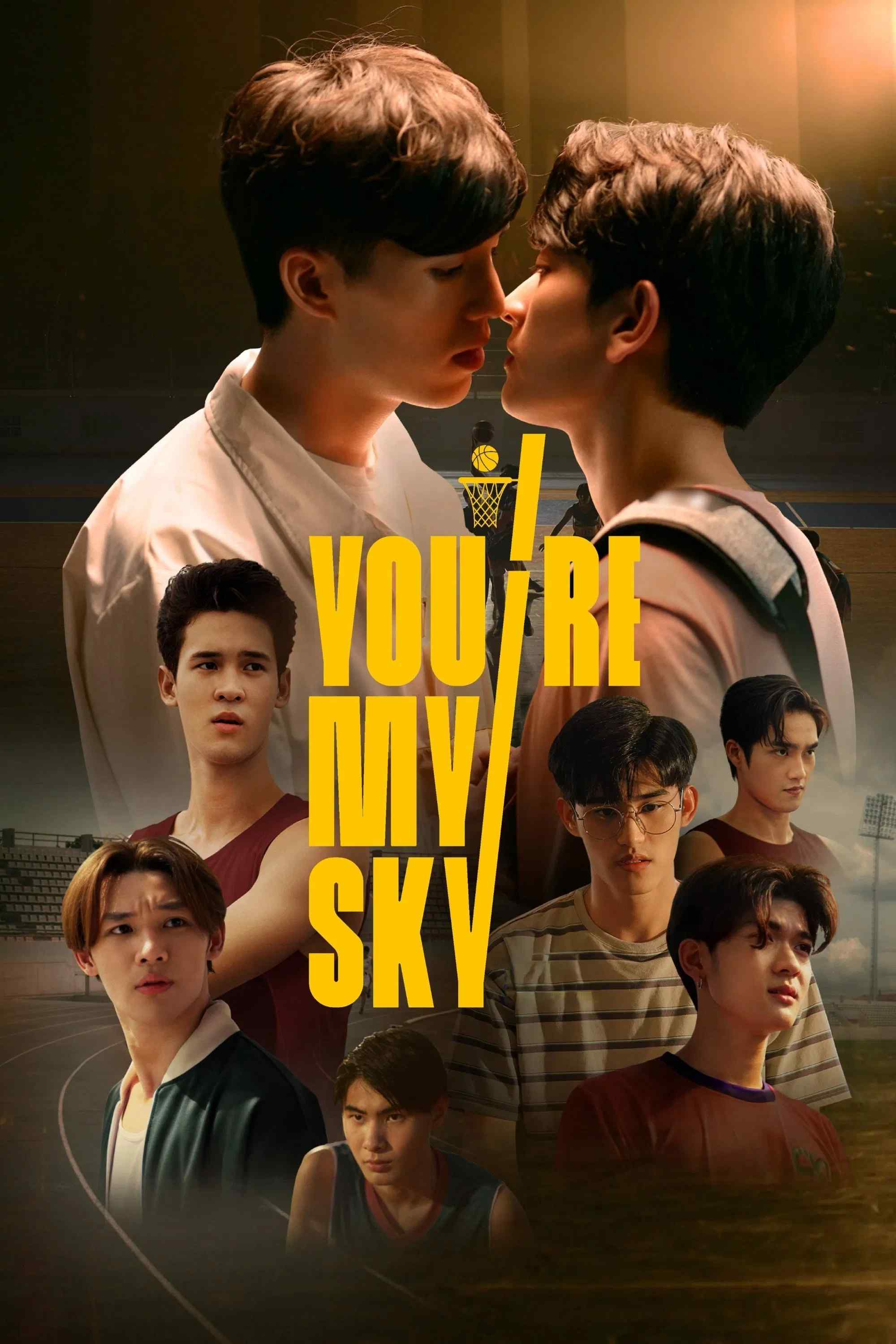 Poster chính thức của phim Phim Tâm Lý "Bầu Trời Của Tôi" (You're My Sky - 2022), với sự tham gia của diễn viên Chayapat Kongsub và Kritsanaphong Sripattiyanon.