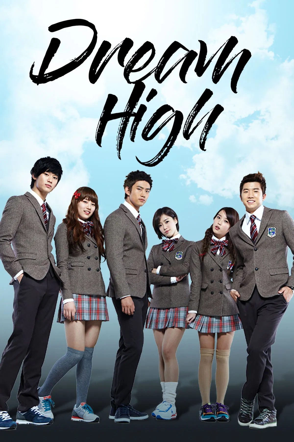 Poster chính thức của phim Phim Tâm Lý "Bay Cao Ước Mơ" (Dream High - 2011), với sự tham gia của diễn viên Suzy và IU.