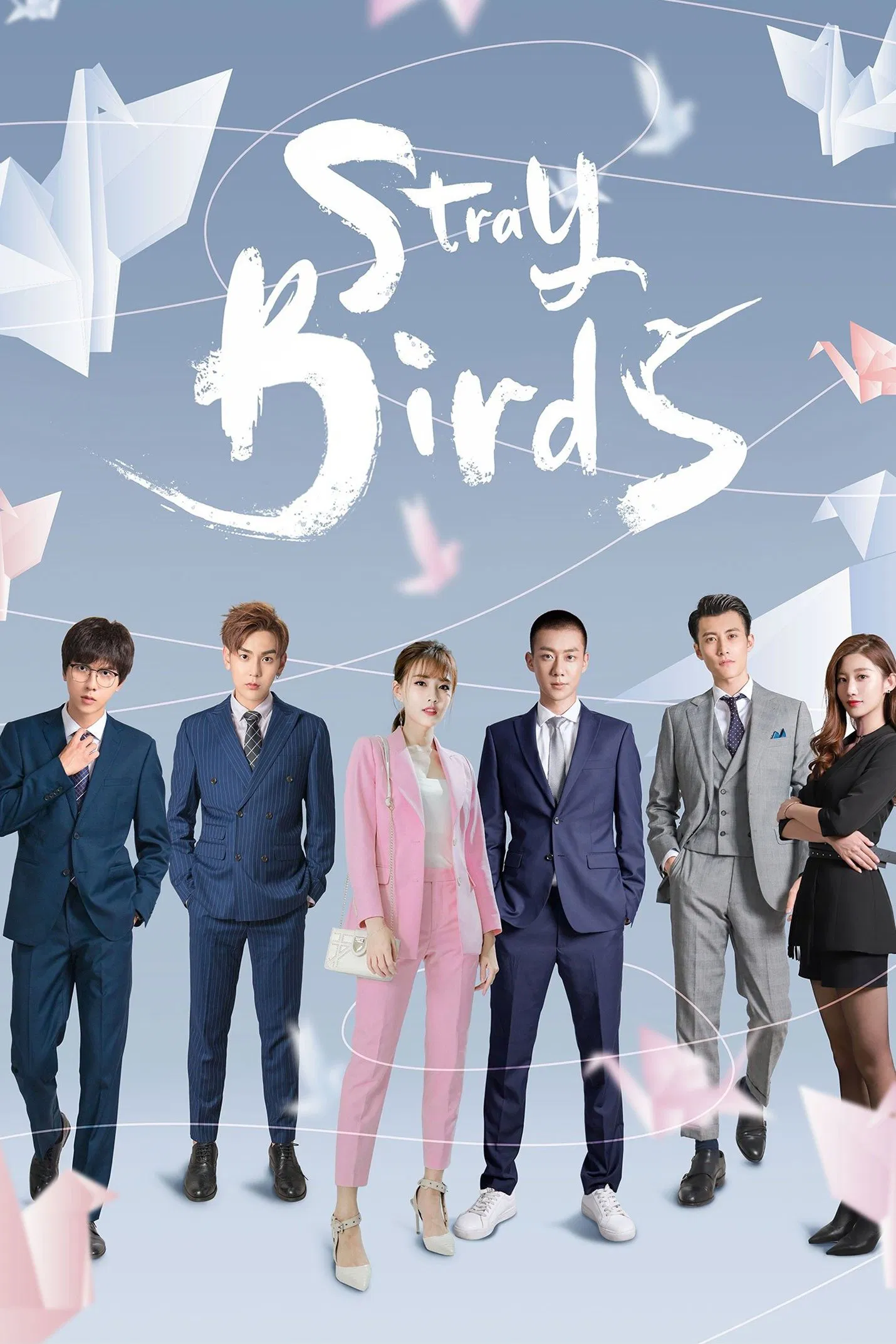 Poster chính thức của phim Phim Tâm Lý "Bầy Chim Lạc" (Stray Birds - 2021), với sự tham gia của diễn viên Từ Lộ và Cao Chí Đình.