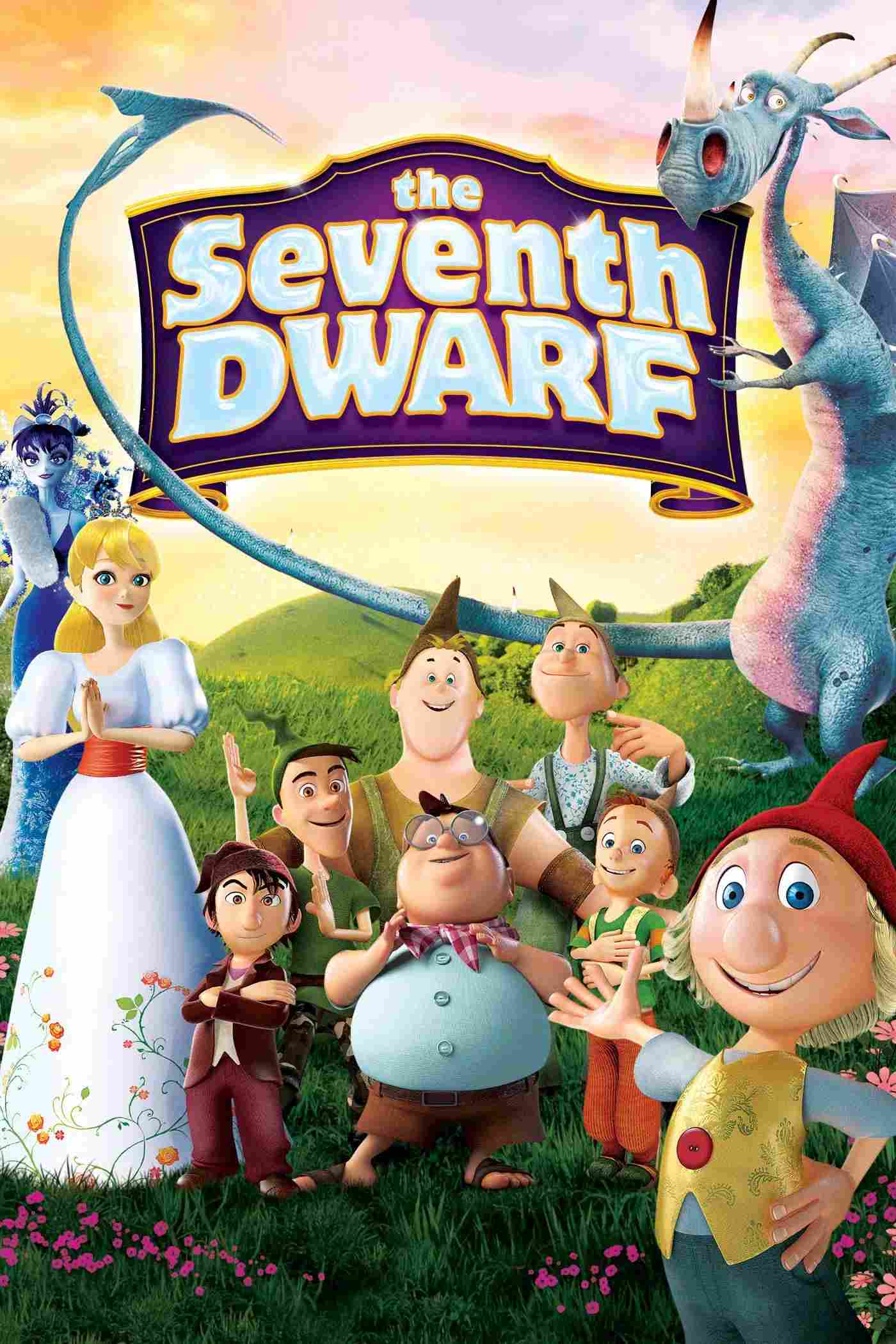 Poster chính thức của phim Phim Gia Đình, Phim Giả Tượng "Bảy Chú Lùn" (The 7th Dwarf - 2014), với sự tham gia của diễn viên Otto Waalkes và Mirco Nontschew.