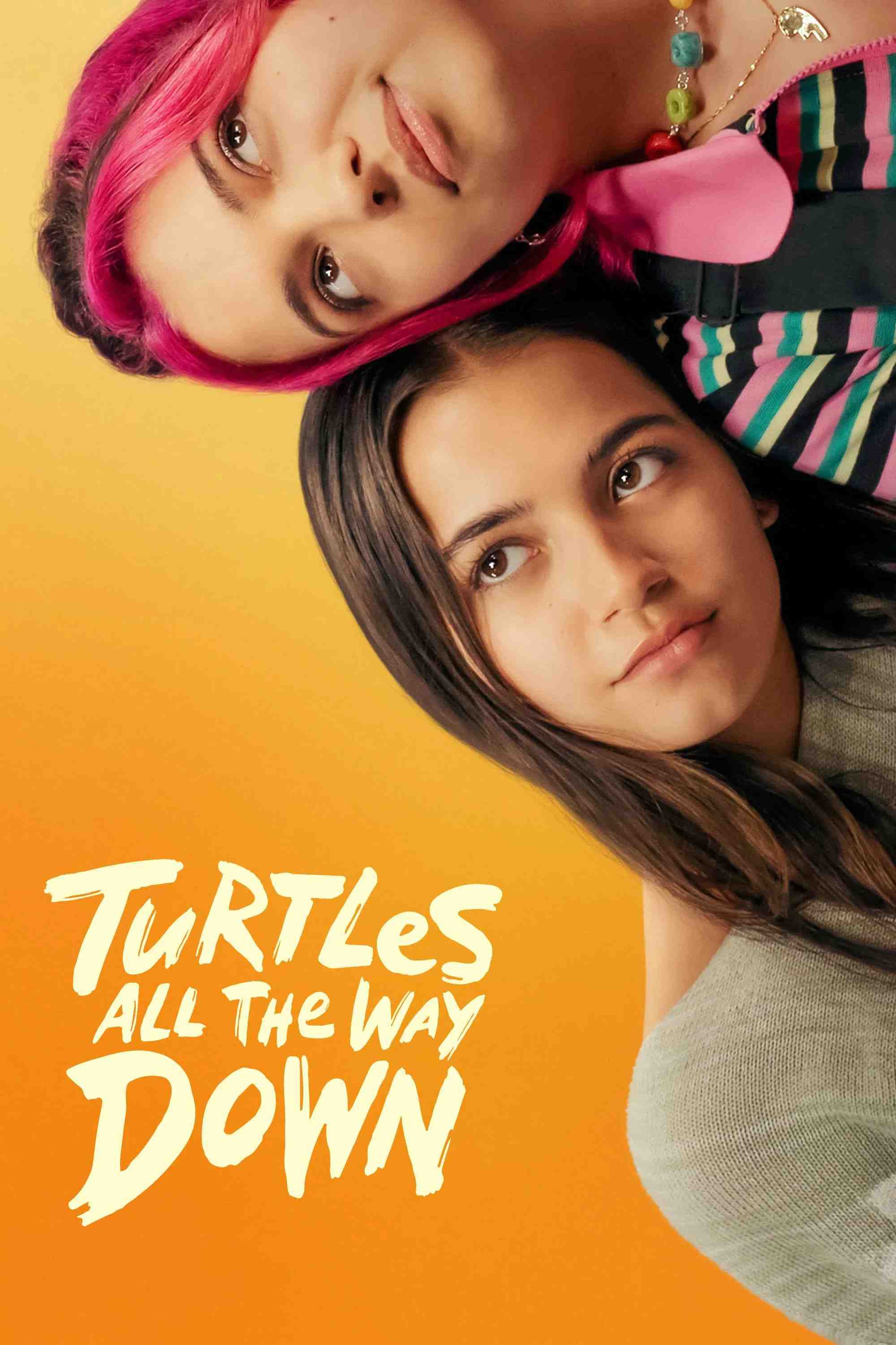 Poster chính thức của phim Phim Tâm Lý, Phim Tình Cảm "Bầy Rùa Vô Tận" (Turtles All the Way Down - 2024), với sự tham gia của diễn viên Isabela Merced và Cree Cicchino.