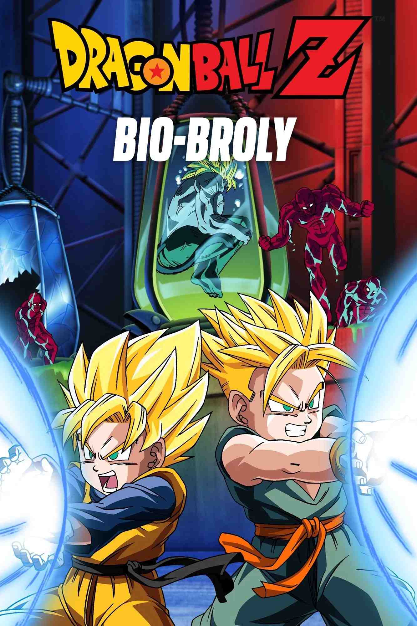 Poster chính thức của phim Phim Hoạt Hình, Phim Hành Động "Bảy Viên Ngọc Rồng Z: Broly Đệ Nhị" (Dragon Ball Z: Bio-Broly - 1994), với sự tham gia của diễn viên Masako Nozawa và Takeshi Kusao.