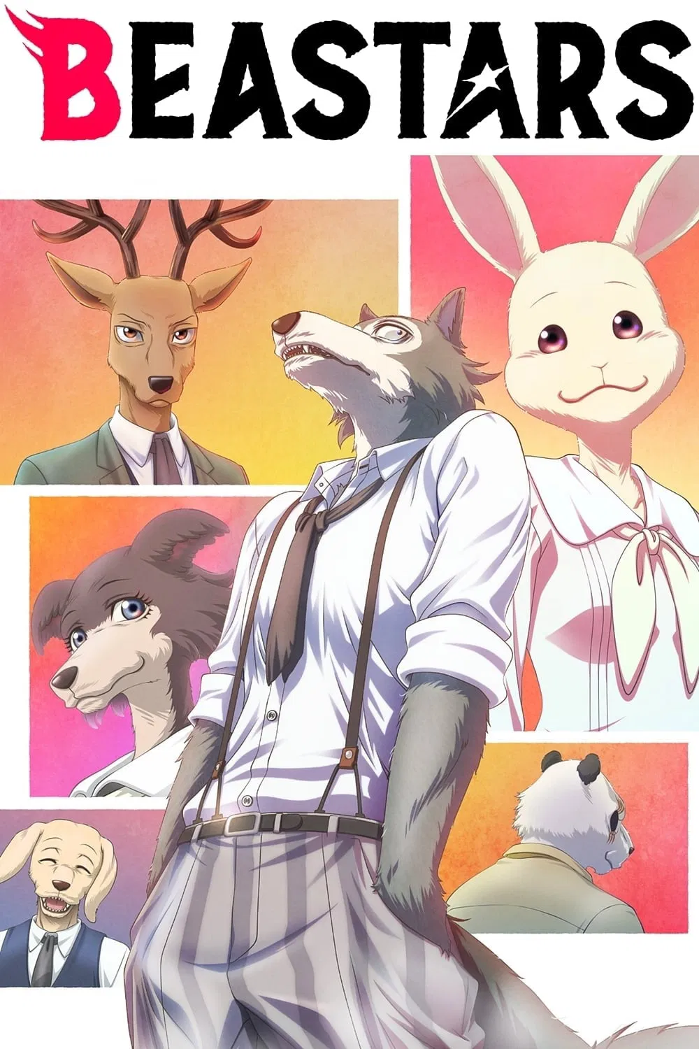 Poster chính thức của phim Phim Hoạt Hình, Phim Tâm Lý "BEASTARS: Thế Giới Người Thú (Phần 3)" (BEASTARS - 2019), với sự tham gia của diễn viên Chikahiro Kobayashi và Sayaka Senbongi.