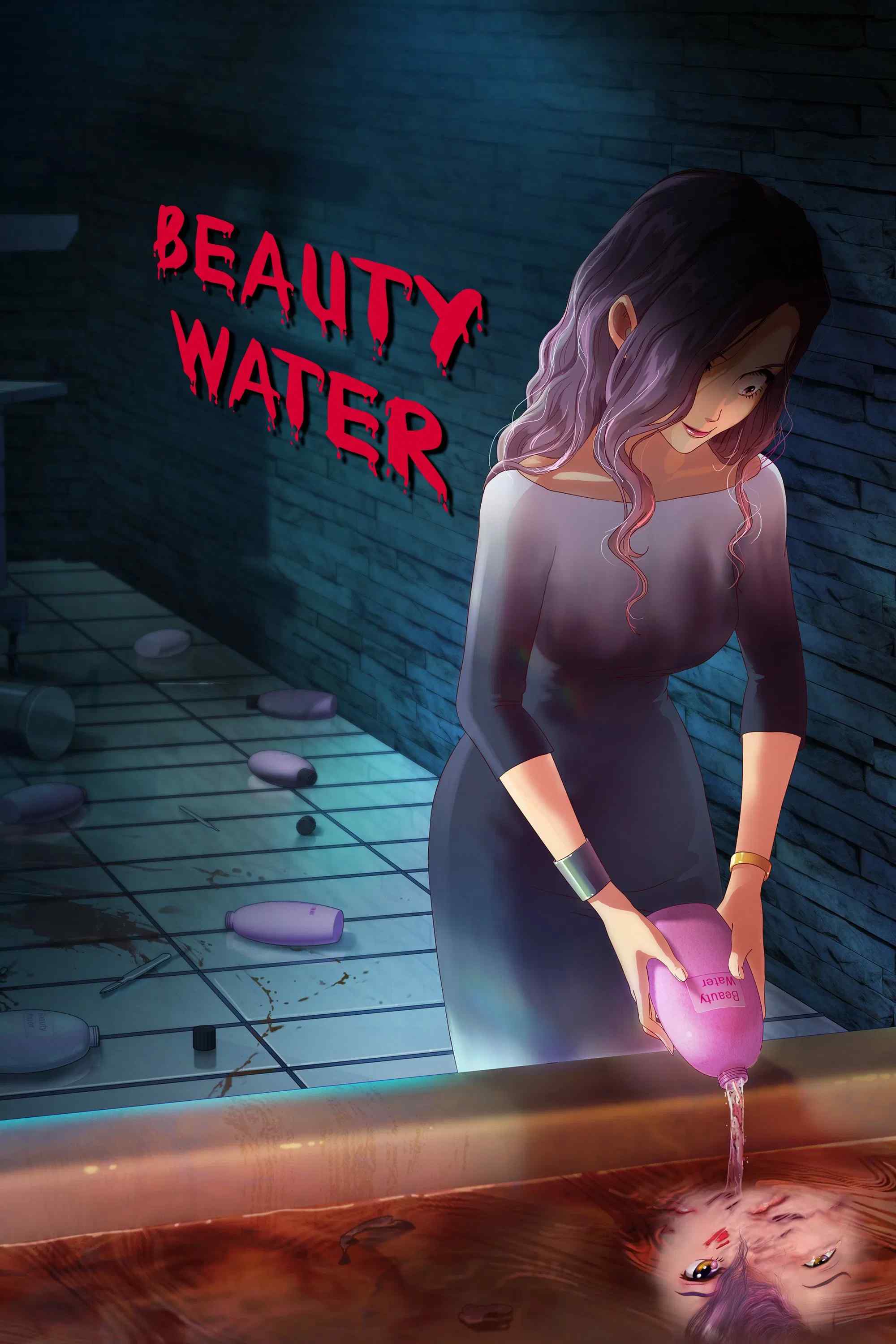 Poster chính thức của phim Phim Hoạt Hình, Phim Tâm Lý "Beauty Water" (Beauty Water - 2020), với sự tham gia của diễn viên Moon Nam-sook và Jang Min-hyeok.