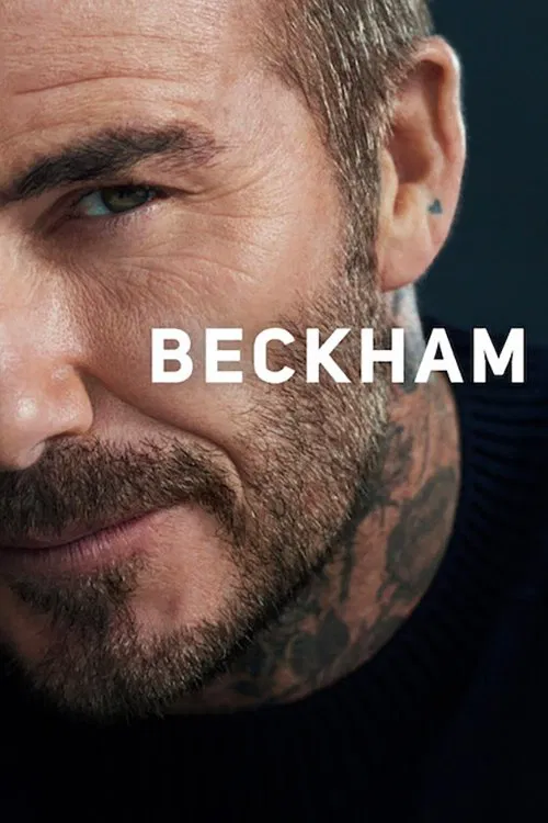 Poster chính thức của phim Phim Tài Liệu "Beckham" (Beckham - 2023), với sự tham gia của diễn viên David Beckham và Victoria Beckham.