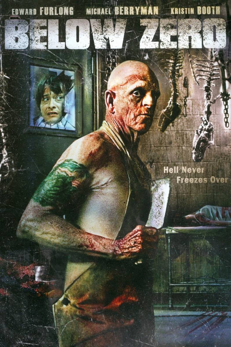 Poster chính thức của phim Phim Kinh Dị, Phim Giật Gân "Below Zero" (Below Zero - 2011), với sự tham gia của diễn viên Edward Furlong và Michael Berryman.