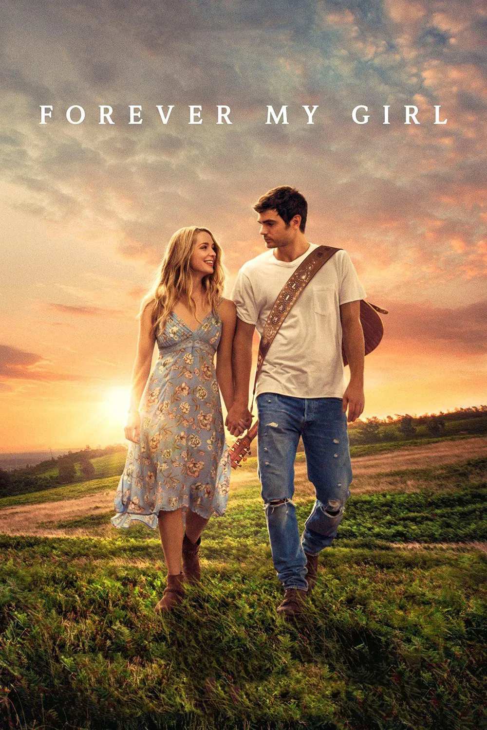 Poster chính thức của phim Phim Tình Cảm, Phim Tâm Lý "Bên Em Trọn Đời" (Forever My Girl - 2018), với sự tham gia của diễn viên Alex Roe và Jessica Rothe.