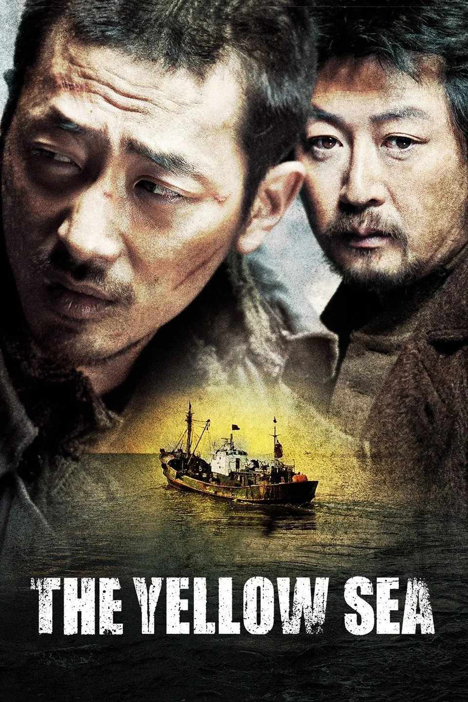 Poster chính thức của phim Phim Tâm Lý, Phim Giật Gân "Bên kia Hoàng Hải" (The Yellow Sea - 2010), với sự tham gia của diễn viên Ha Jung-woo và Kim Yun-seok.