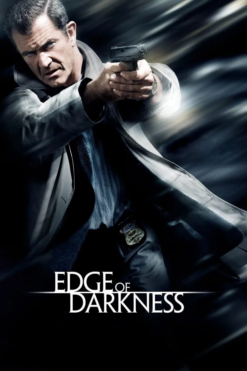 Poster chính thức của phim Phim Hình Sự, Phim Tâm Lý "Bên Lề Bóng Đêm" (Edge of Darkness - 2010), với sự tham gia của diễn viên Mel Gibson và Ray Winstone.