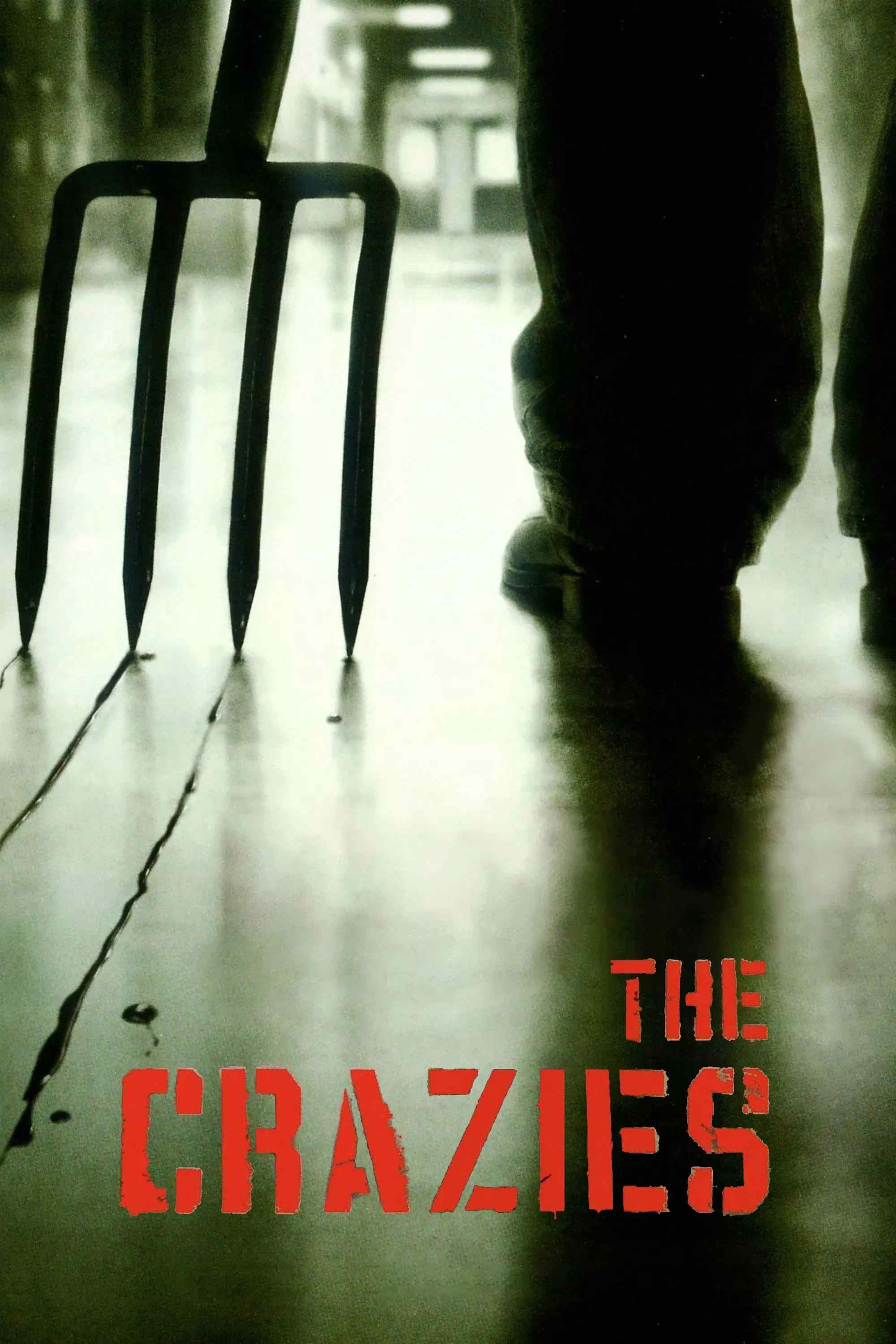 Poster chính thức của phim Phim Bí Ẩn, Phim Kinh Dị "Bệnh điên" (The Crazies - 2010), với sự tham gia của diễn viên Timothy Olyphant và Radha Mitchell.