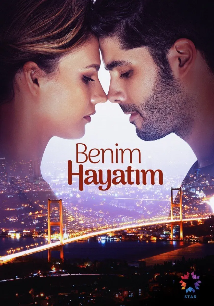 Poster chính thức của phim Phim Tâm Lý "Benim Hayatim" (My Life - 2021), với sự tham gia của diễn viên Belgin Şimşek và Savaş Özdemir.