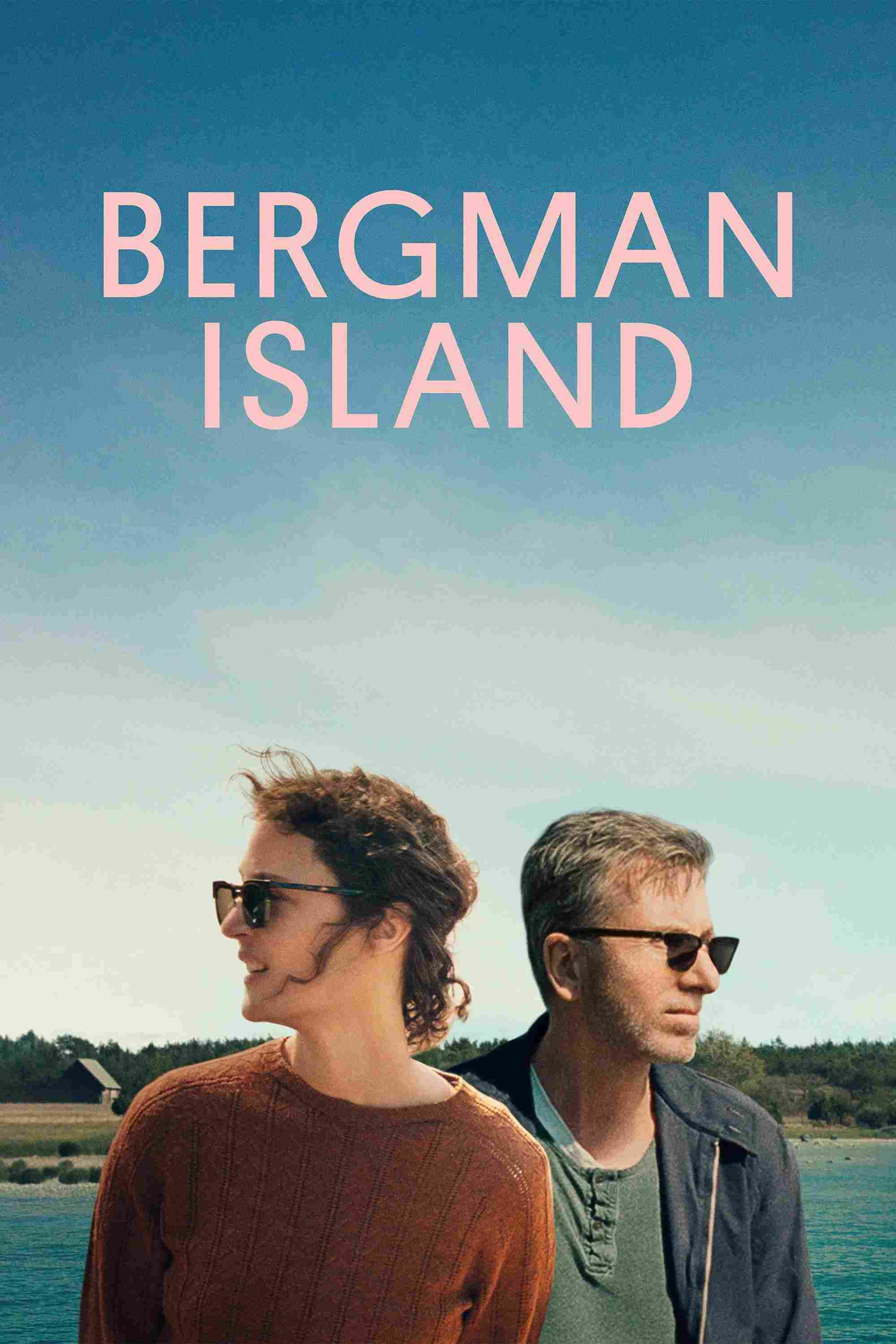 Poster chính thức của phim Phim Tâm Lý, Phim Tình Cảm "Bergman Island" (Bergman Island - 2021), với sự tham gia của diễn viên Vicky Krieps và Tim Roth.