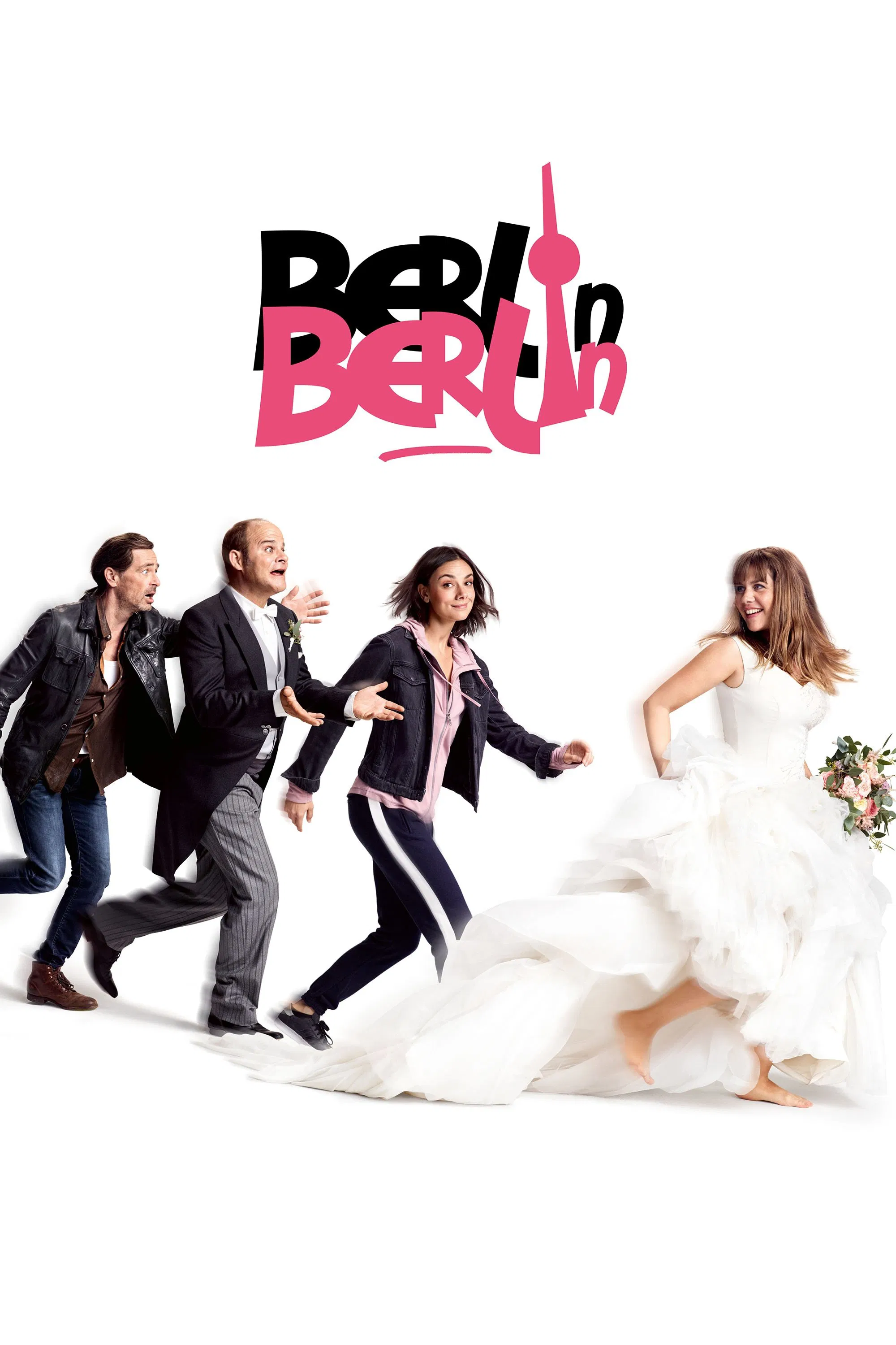 Poster chính thức của phim Phim Hài, Phim Tâm Lý "Berlin, Berlin: Cô Dâu Tháo Chạy" (Berlin, Berlin - 2020), với sự tham gia của diễn viên Felicitas Woll và Jan Sosniok.