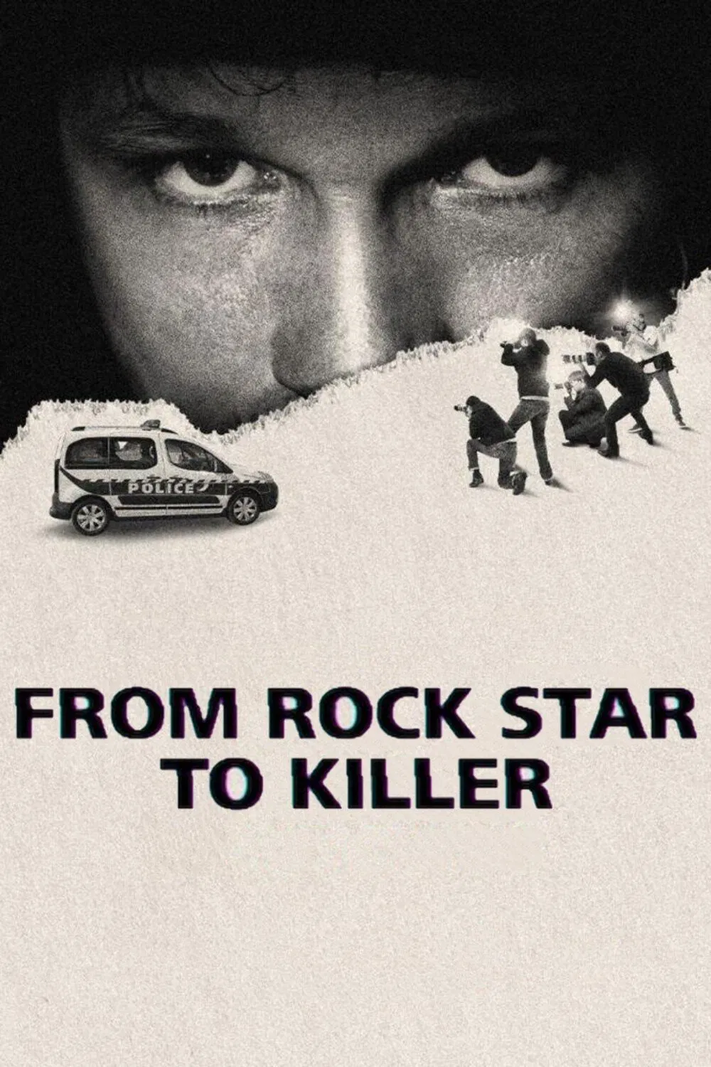 Poster chính thức của phim Phim Tài Liệu, Phim Hình Sự "Bertrand Cantat: Từ Ngôi Sao Nhạc Rock Tới Kẻ Sát Nhân" (From Rock Star to Killer - 2025), với sự tham gia của diễn viên Lio và Richard Kolinka.