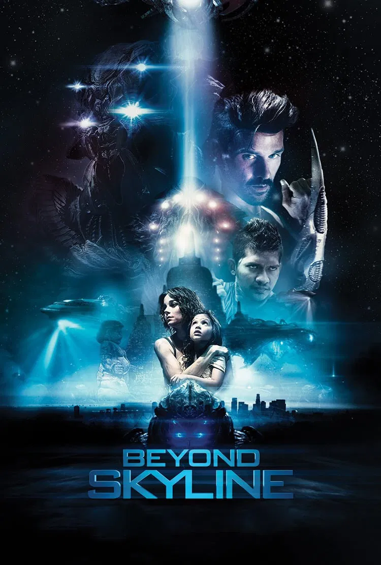 Poster chính thức của phim Phim Hành Động, Phim Viễn Tưởng "Beyond Skyline" (Beyond Skyline - 2017), với sự tham gia của diễn viên Frank Grillo và Bojana Novaković.