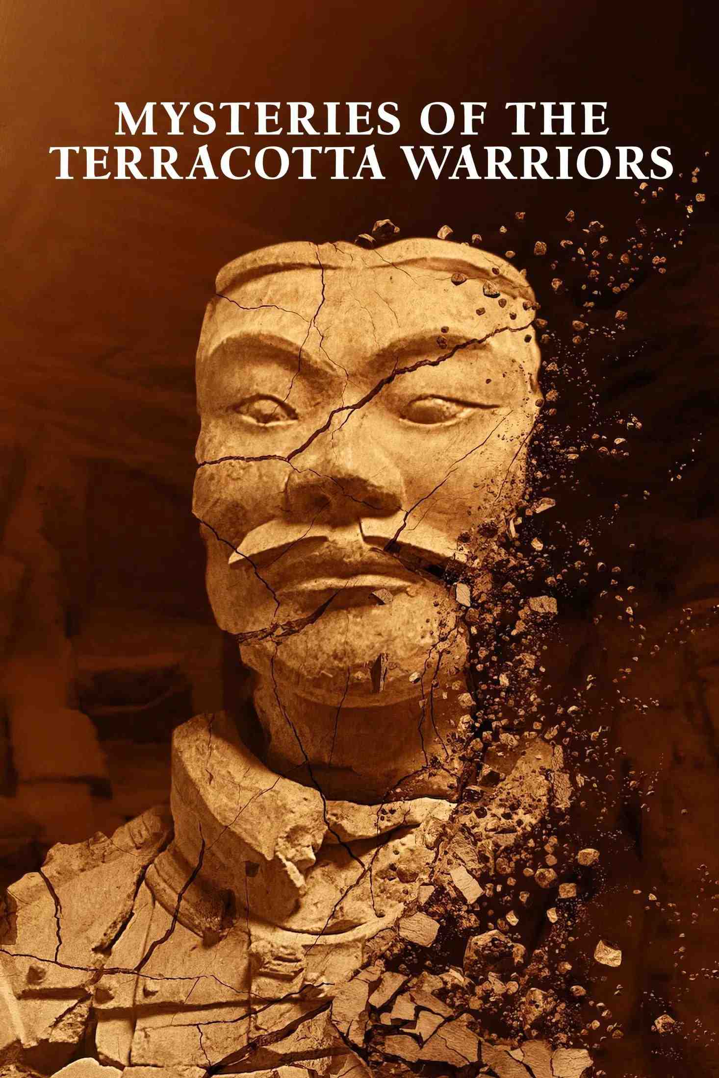 Poster chính thức của phim Phim Tài Liệu "Bí ẩn của các chiến binh Terracotta" (Mysteries of the Terracotta Warriors - 2024), với sự tham gia của diễn viên Dr. Hui Ming Tak Ted và Jing Lusi.