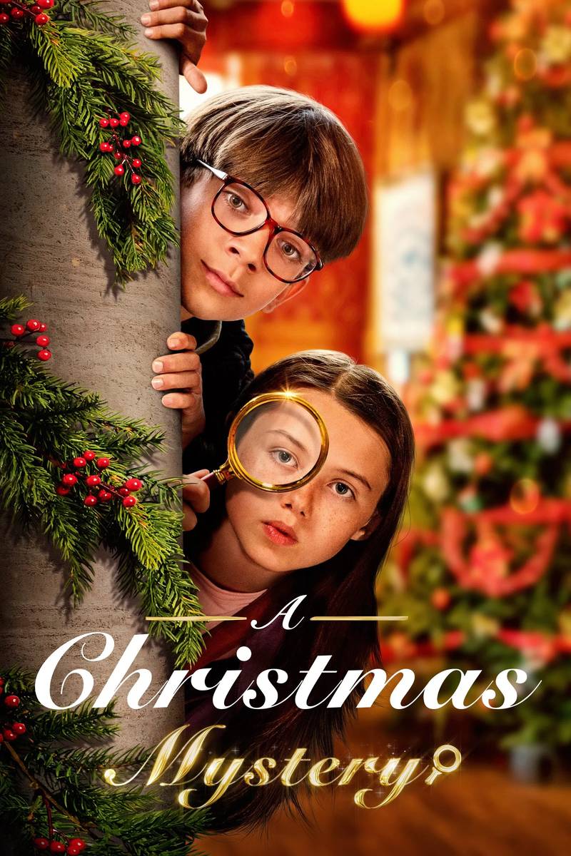 Poster chính thức của phim Phim Gia Đình, Phim Hài "Bí Ẩn Giáng Sinh" (A Christmas Mystery - 2022), với sự tham gia của diễn viên Violet McGraw và Eddie Cibrian.