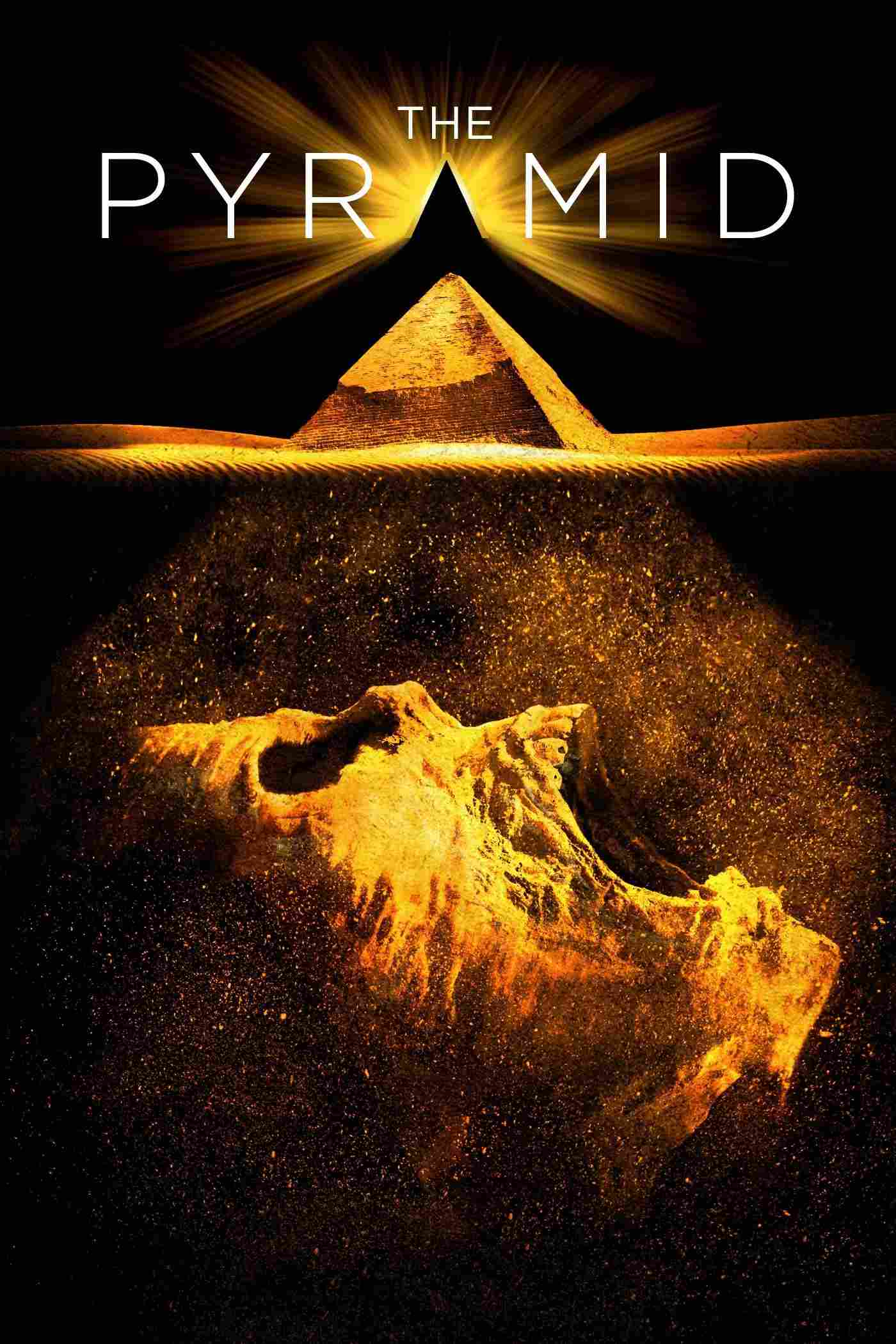 Poster chính thức của phim Phim Kinh Dị "Bí Ẩn Kim Tự Tháp" (The Pyramid - 2014), với sự tham gia của diễn viên Ashley Grace và Denis O'Hare.