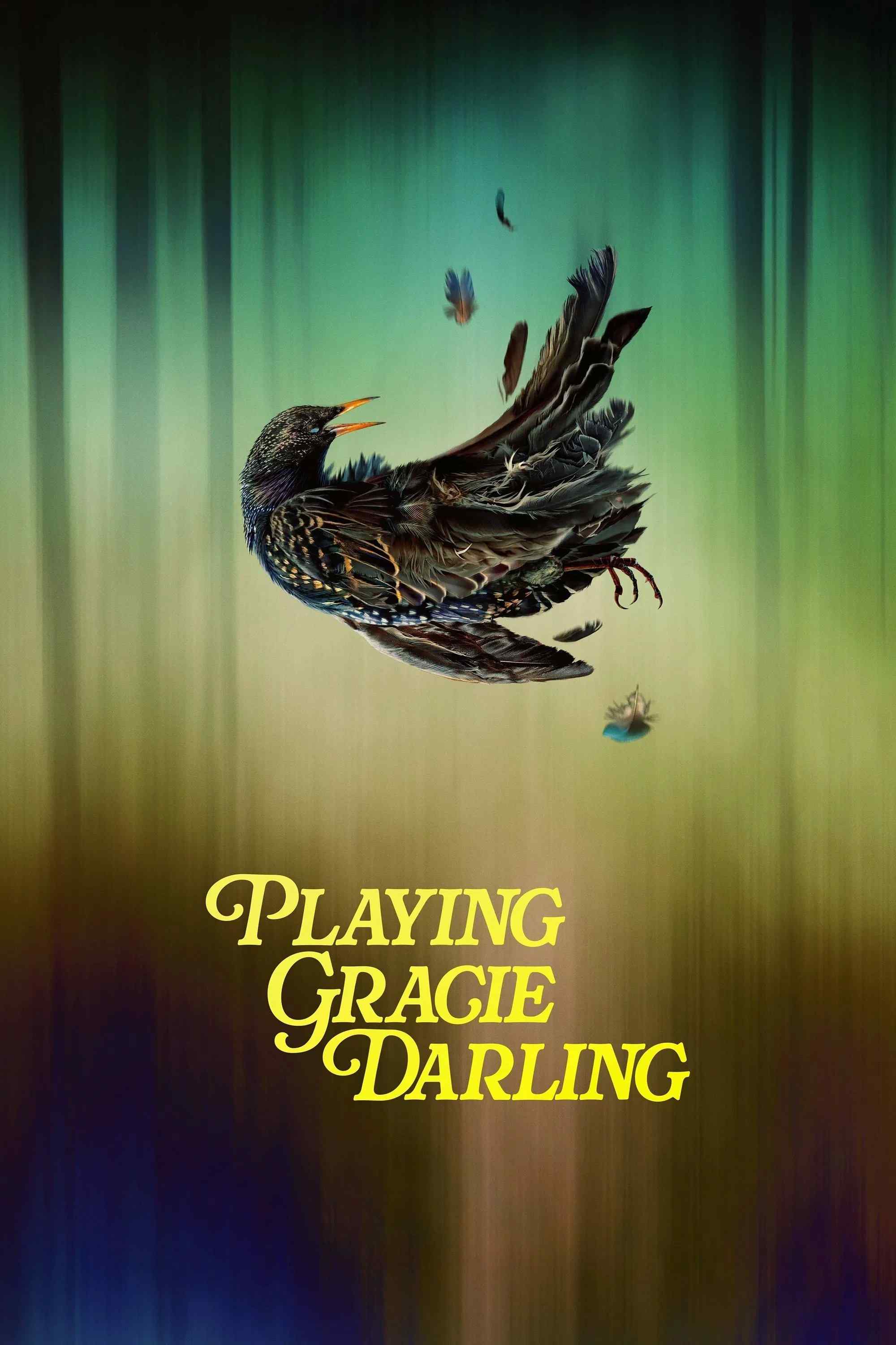 Poster chính thức của phim Phim Tâm Lý, Phim Bí Ẩn "Bí Ẩn Trò Chơi Gracie Darling" (Playing Gracie Darling - 2025), với sự tham gia của diễn viên Morgana O'Reilly và Rudi Dharmalingam.