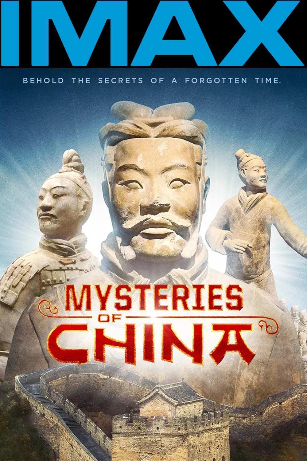 Poster chính thức của phim Phim Tài Liệu, Phim Lịch Sử "Bí Ẩn Trung Hoa Cổ Đại" (Mysteries of Ancient China - 2016), với sự tham gia của diễn viên Avery Brooks.