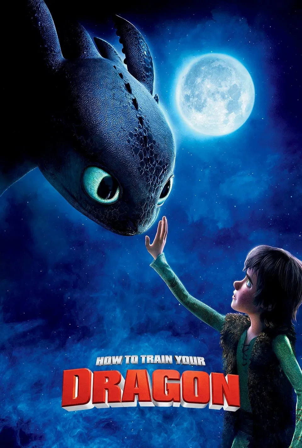 Poster chính thức của phim Phim Giả Tượng, Phim Phiêu Lưu "Bí Kíp Luyện Rồng" (How to Train Your Dragon - 2010), với sự tham gia của diễn viên Jay Baruchel và Gerard Butler.