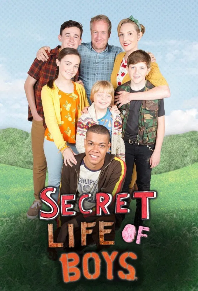 Poster chính thức của phim Phim Hài, Phim Gia Đình "Bí Mật Con Trai" (Secret Life of Boys - 2015), với sự tham gia của diễn viên Elizabeth Bower và Erica Brown.