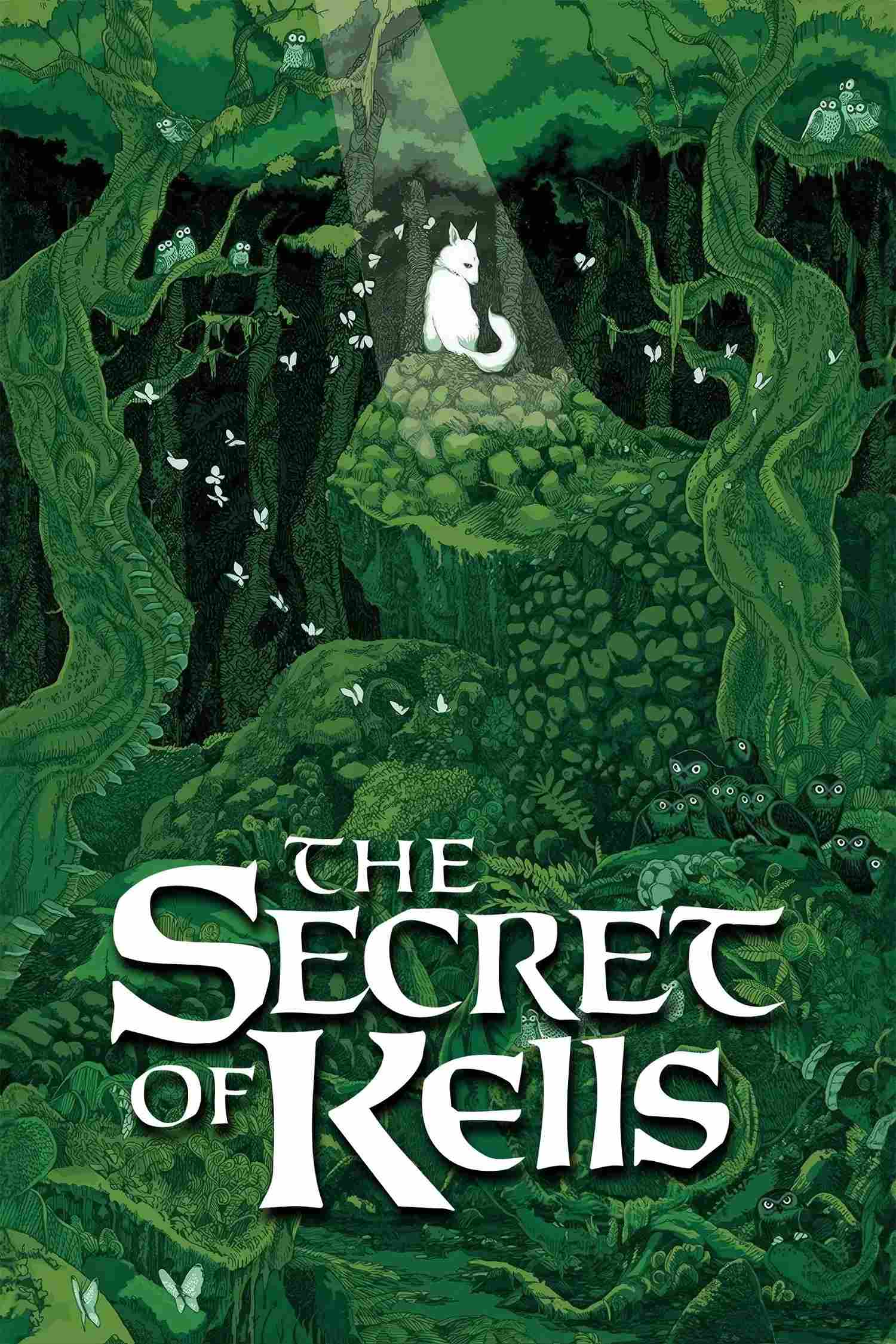 Poster chính thức của phim Phim Hoạt Hình, Phim Gia Đình "Bí Mật Của Kells" (The Secret of Kells - 2009), với sự tham gia của diễn viên Evan McGuire và Christen Mooney.