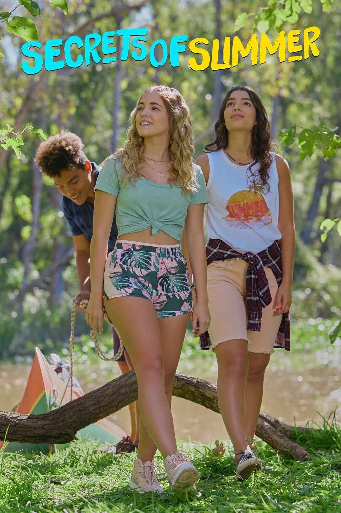 Poster chính thức của phim Phim Tâm Lý, Phim Gia Đình "Bí Mật Của Mùa Hè" (Secrets of Summer - 2022), với sự tham gia của diễn viên Pilar Pascual và Abril di Yorio.